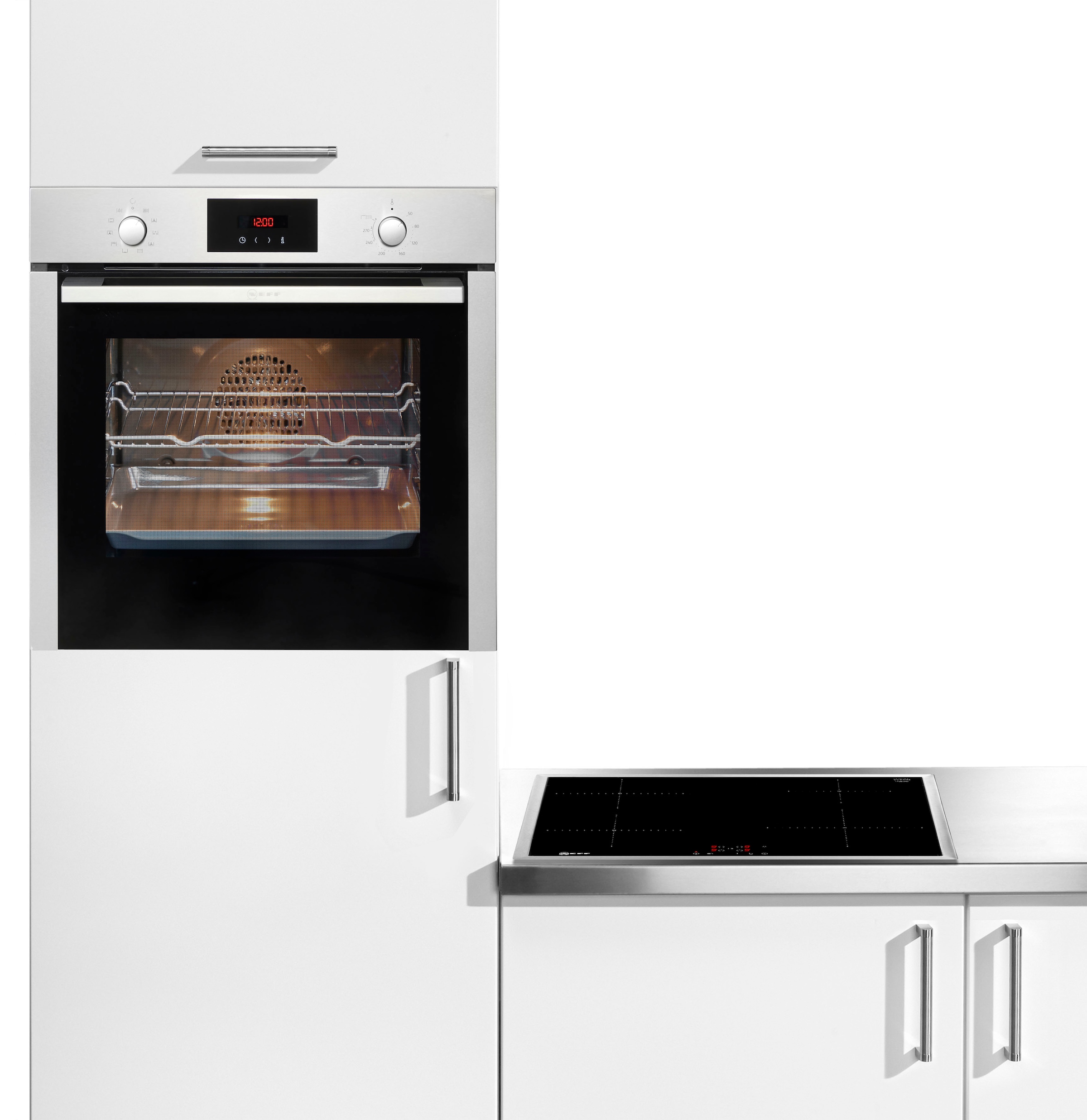 NEFF BackofenSet »XB46PI«, B2CCG6AN0, PyrolyseSelbstreinigung