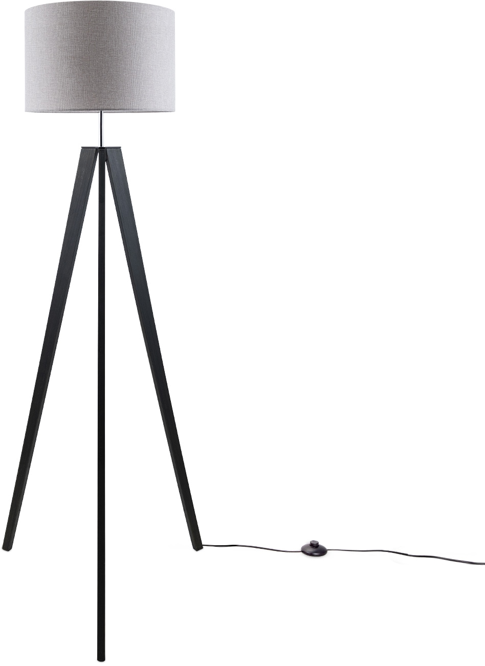 Paco Home Stehlampe »Canvas uni Color«, 1 flammig, Leuchtmittel E27   ohne günstig online kaufen