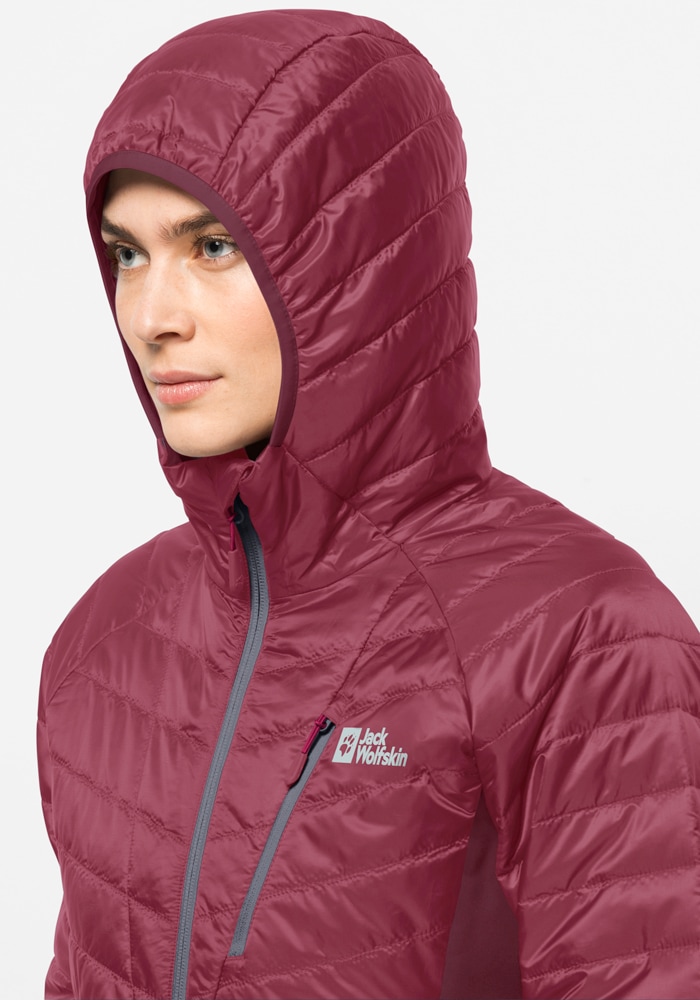 Jack Wolfskin Steppjacke »ROUTEBURN PRO INS JKT W«, mit Kapuze