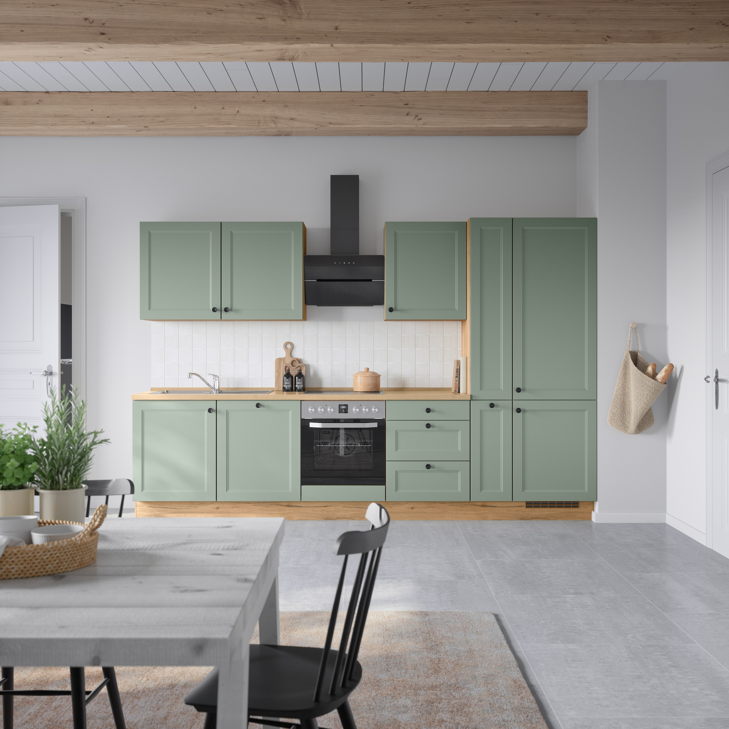 nobilia® Küchenzeile »"Cascada II"«, vormontiert, Breite 330 cm, Ausrichtung wählbar, wahlw. mit E-Geräten
