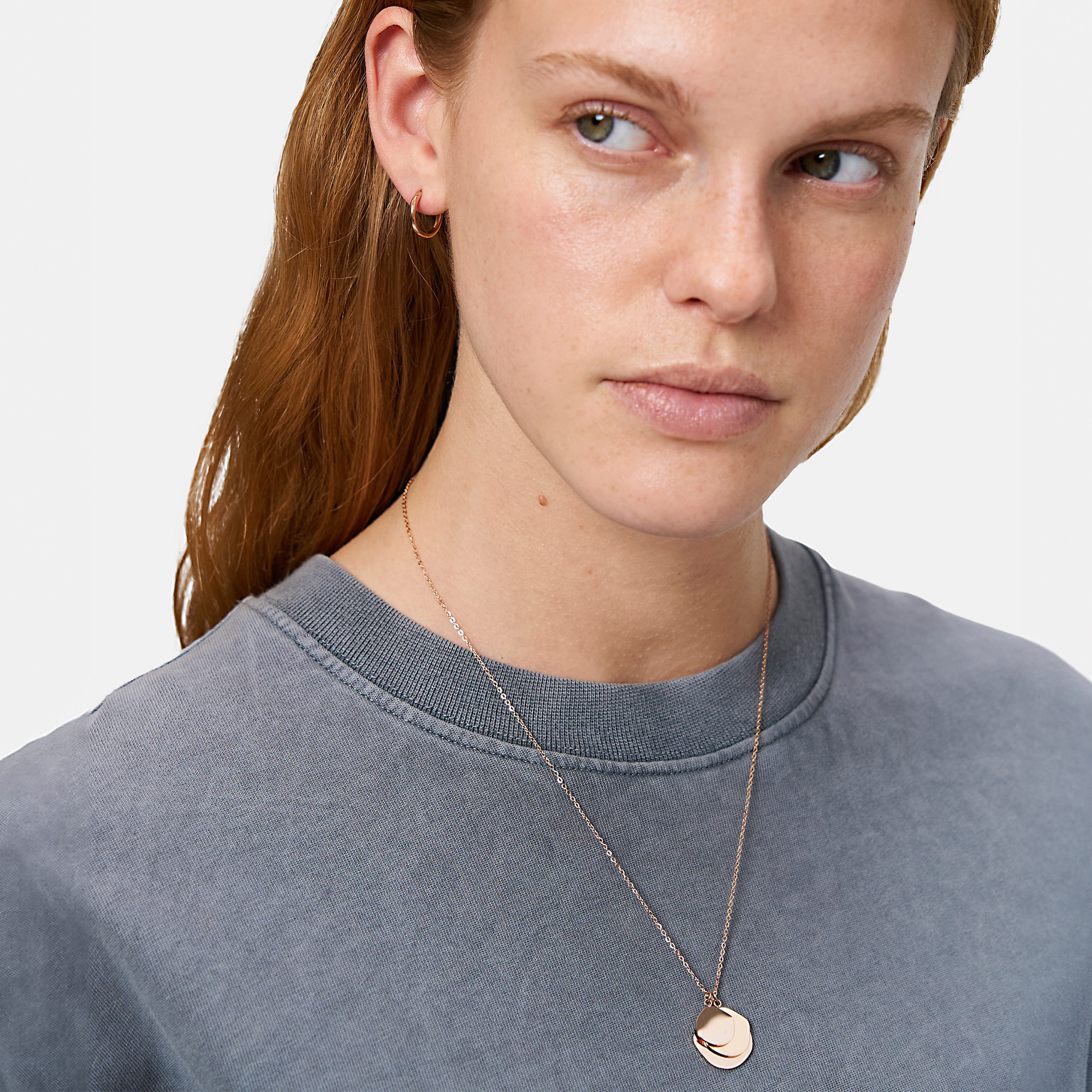 Liebeskind Berlin Paar Creolen »Schmuck Geschenk Edelstahl Ohrringe The Organic Treasure«, Einhänger abnehmbar