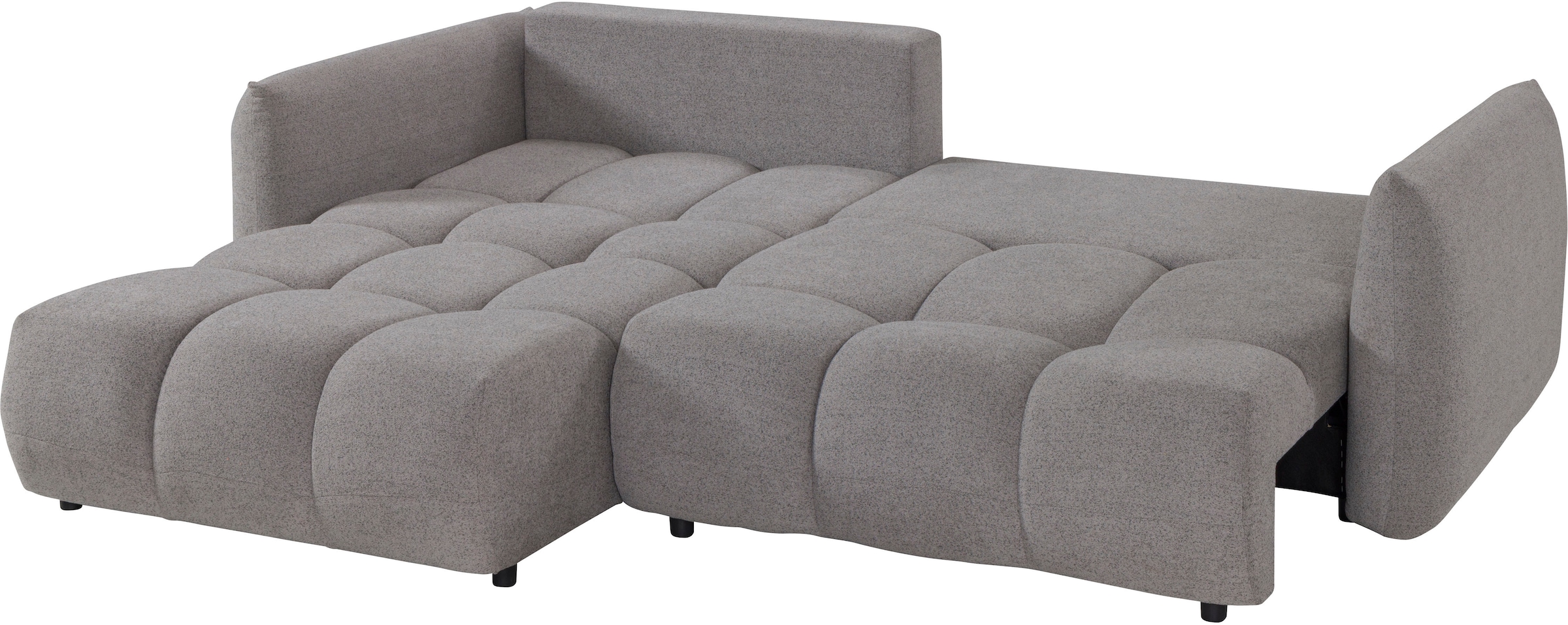 exxpo - sofa fashion Ecksofa »Livonia, B/T: 260/187, modern & praktisch für kleine Räume« Mit Bettfunktion & Bettkasten,hoher Sitzkomfort,inkl. Steppung, L-Form