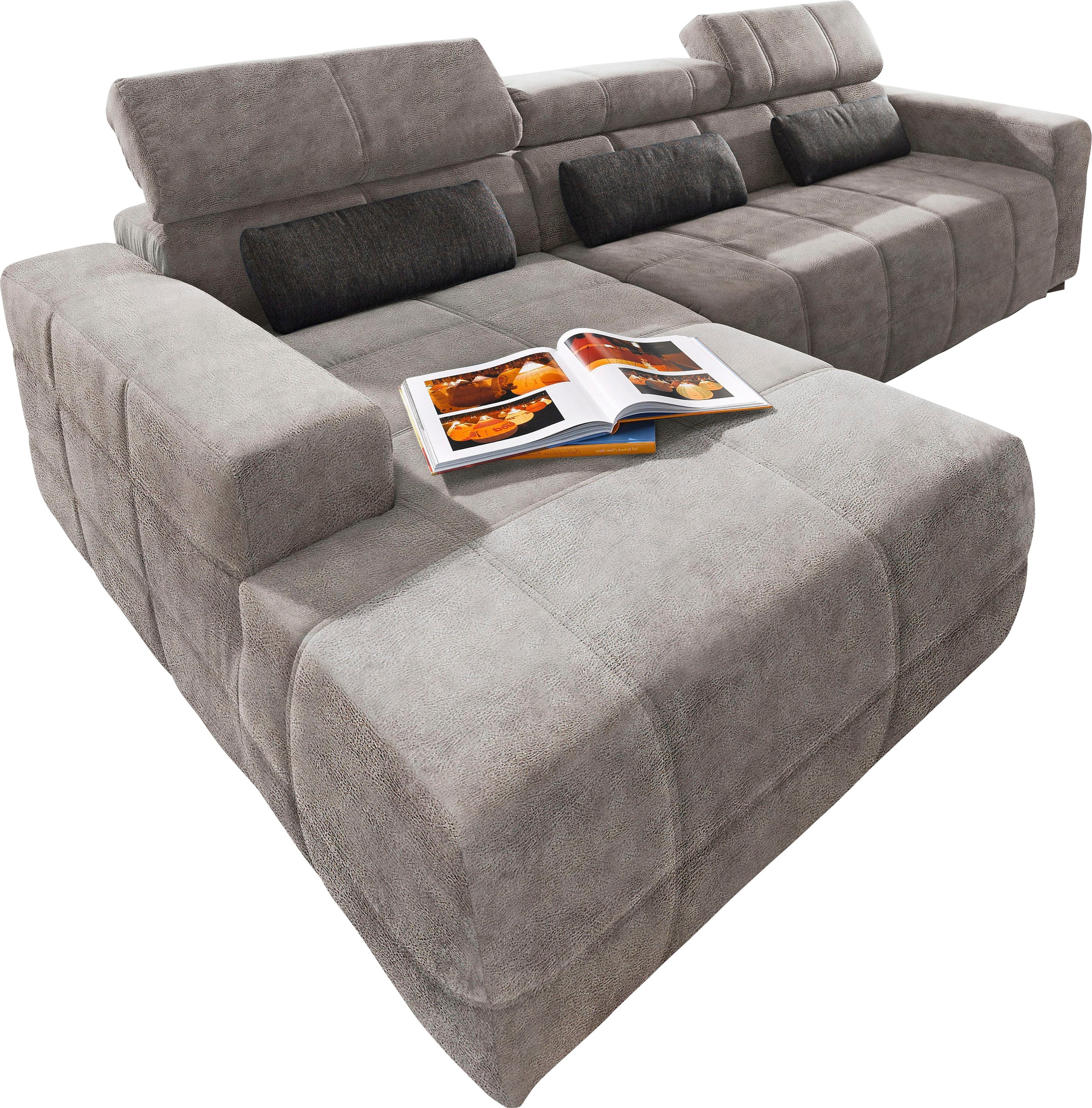 DOMO collection Ecksofa »Brandon große Ausführung B/T/H: 289/177/80 cm, auc günstig online kaufen