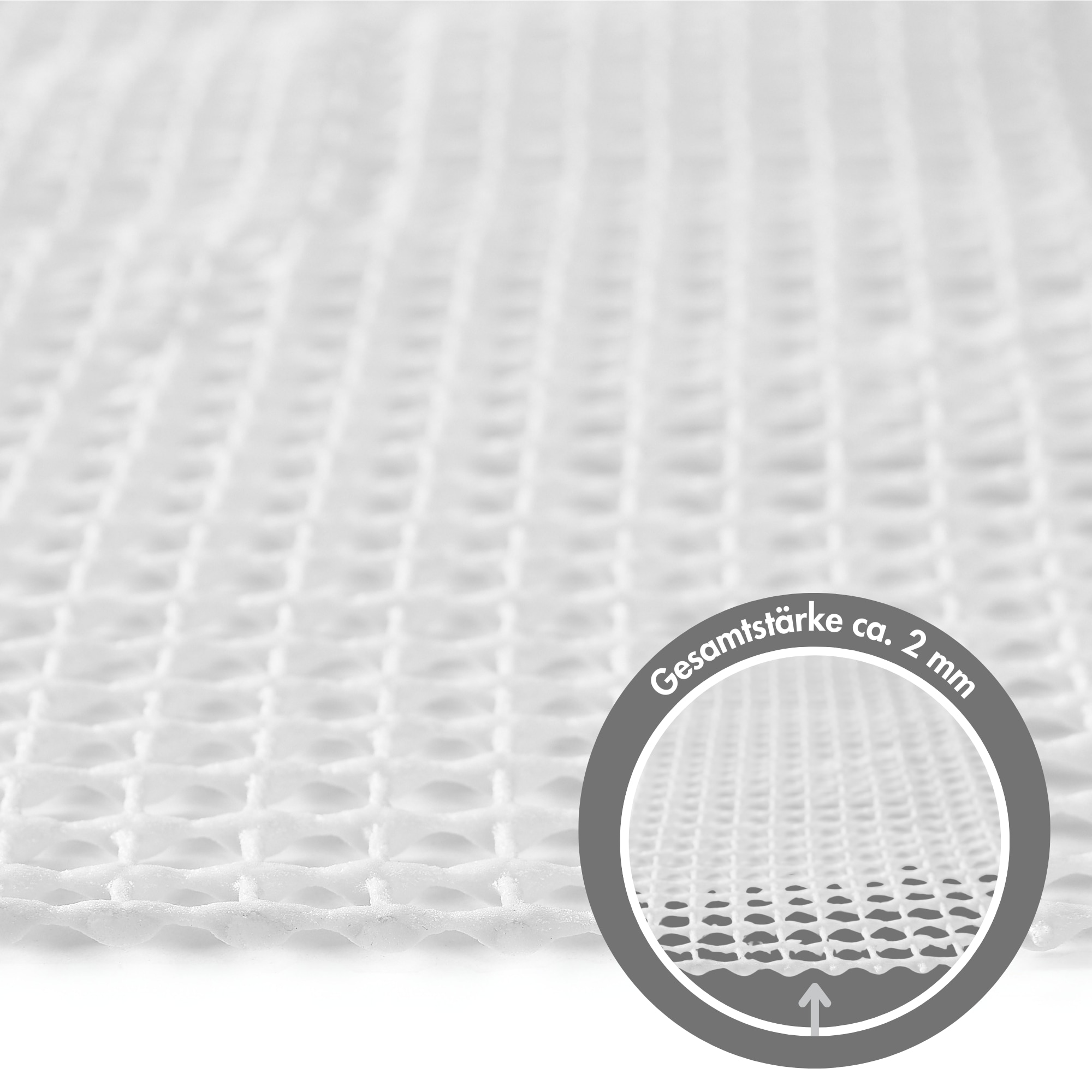 Andiamo Antirutsch Teppichunterlage »Teppich Stopp« Gitter-Rutschunterlage, individuell zuschneidbar, Kundenliebling