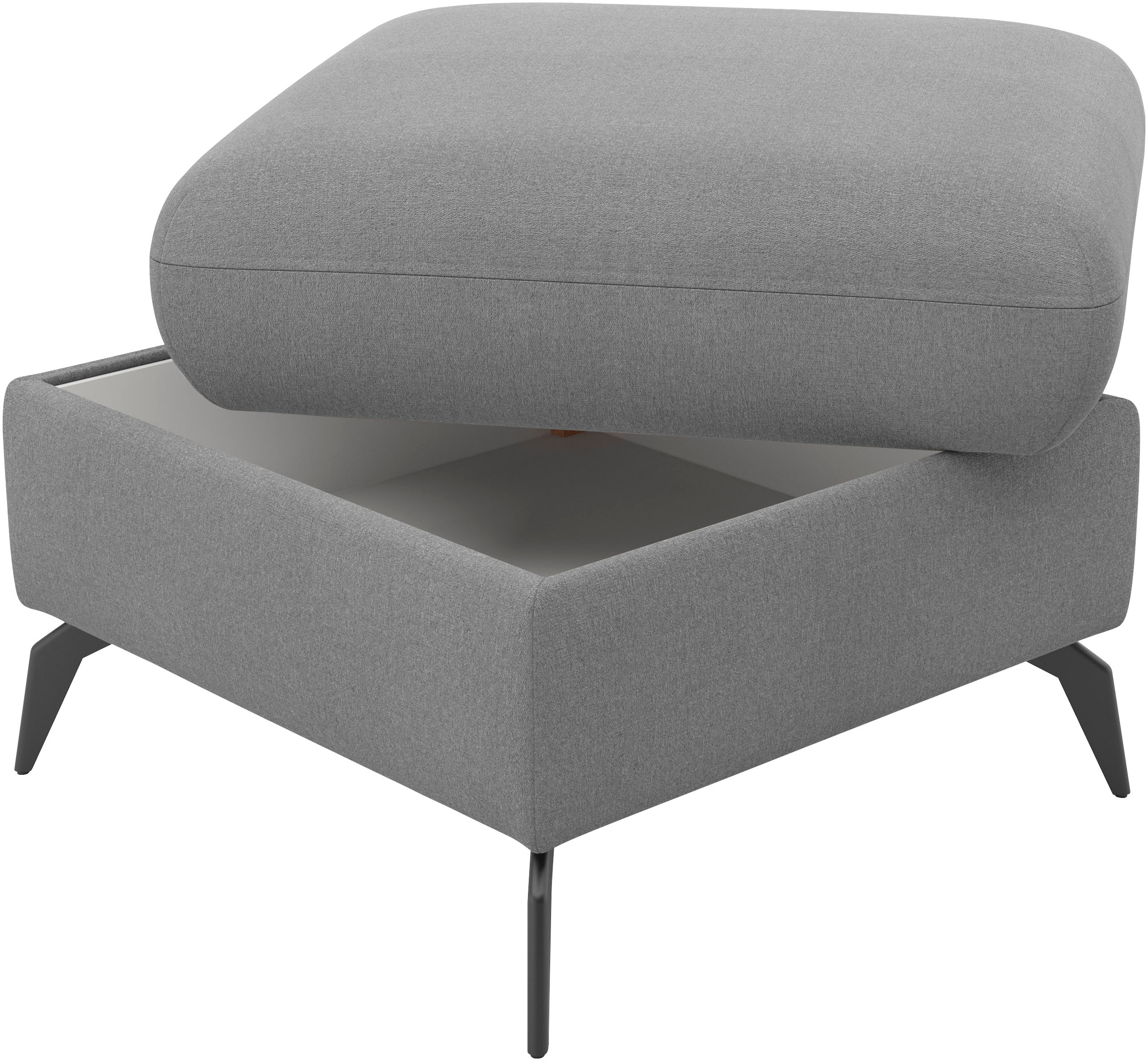 Home affaire Polsterhocker »Rochelle«, (1 St.), moderne 15 cm Metallfüße