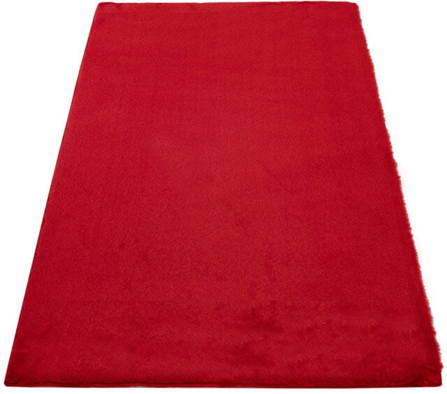 Carpet City Badematte »Topia Mats, Badteppich uni«, rutschhemmend beschichtet, strapazierfähig, Hochflor, Kaninchen Haptik, Polyester, Badezimmerteppich, waschbar