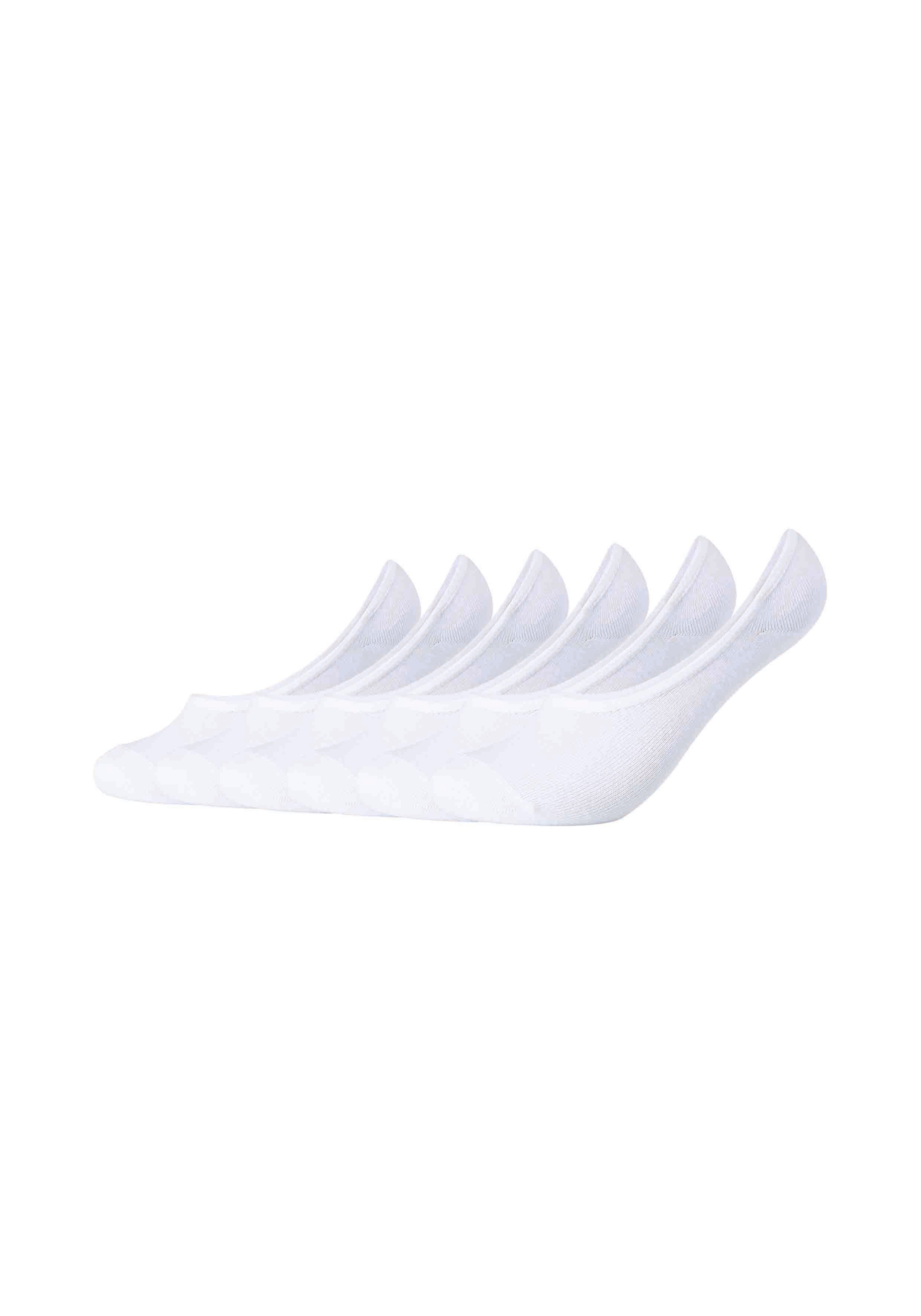 s.Oliver Füßlinge »essentials«, (6 Paar), mit rutschfester Silikonschicht