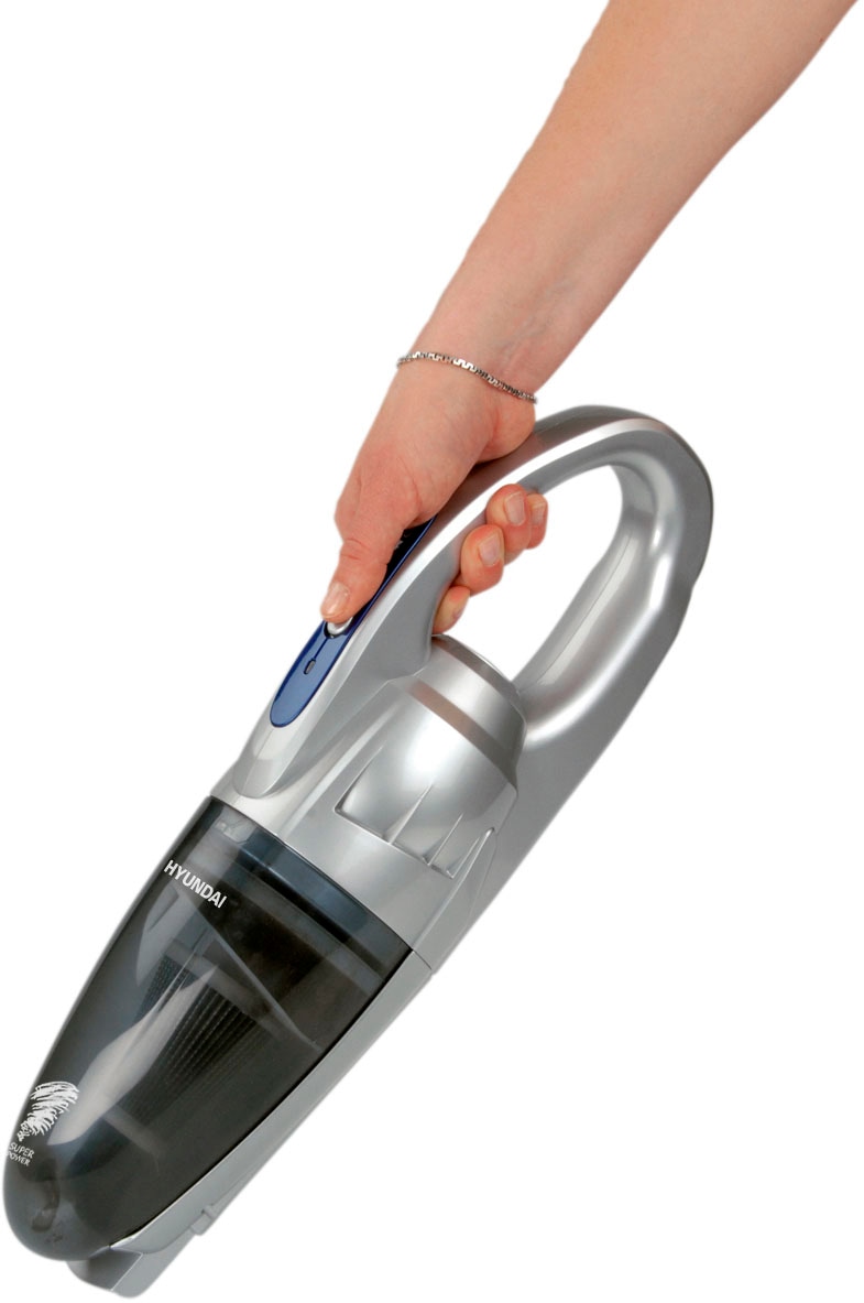 Hyundai Hand-und Stielstaubsauger »VC020B«, 600 W, beutellos, HEPA-Filter, 0,5l Staubvolumen, klappbarer Griff