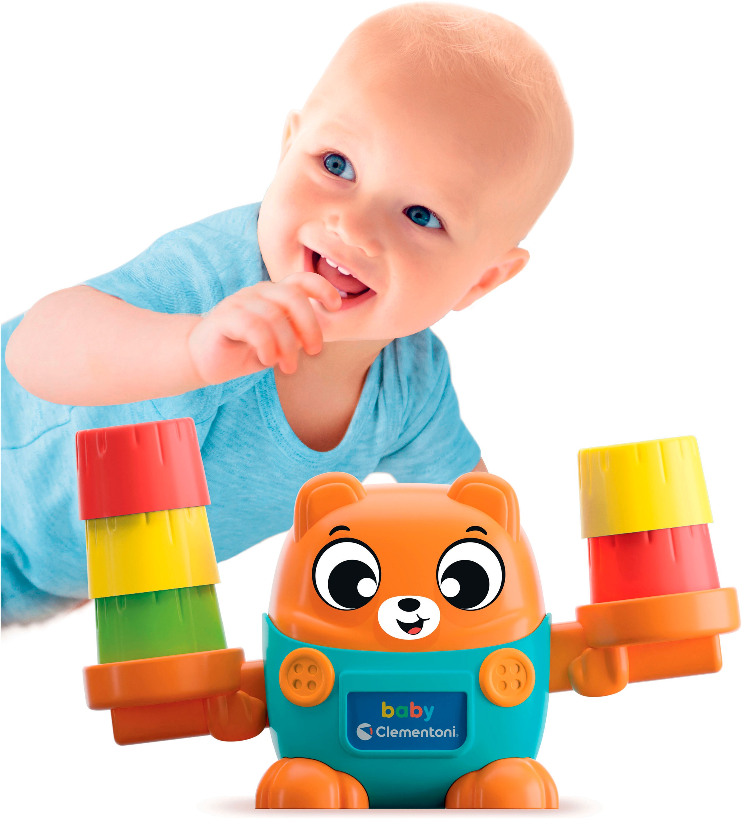 Clementoni® Steckspielzeug »Baby Clementoni, Stapel-Bär«, Made in Europe