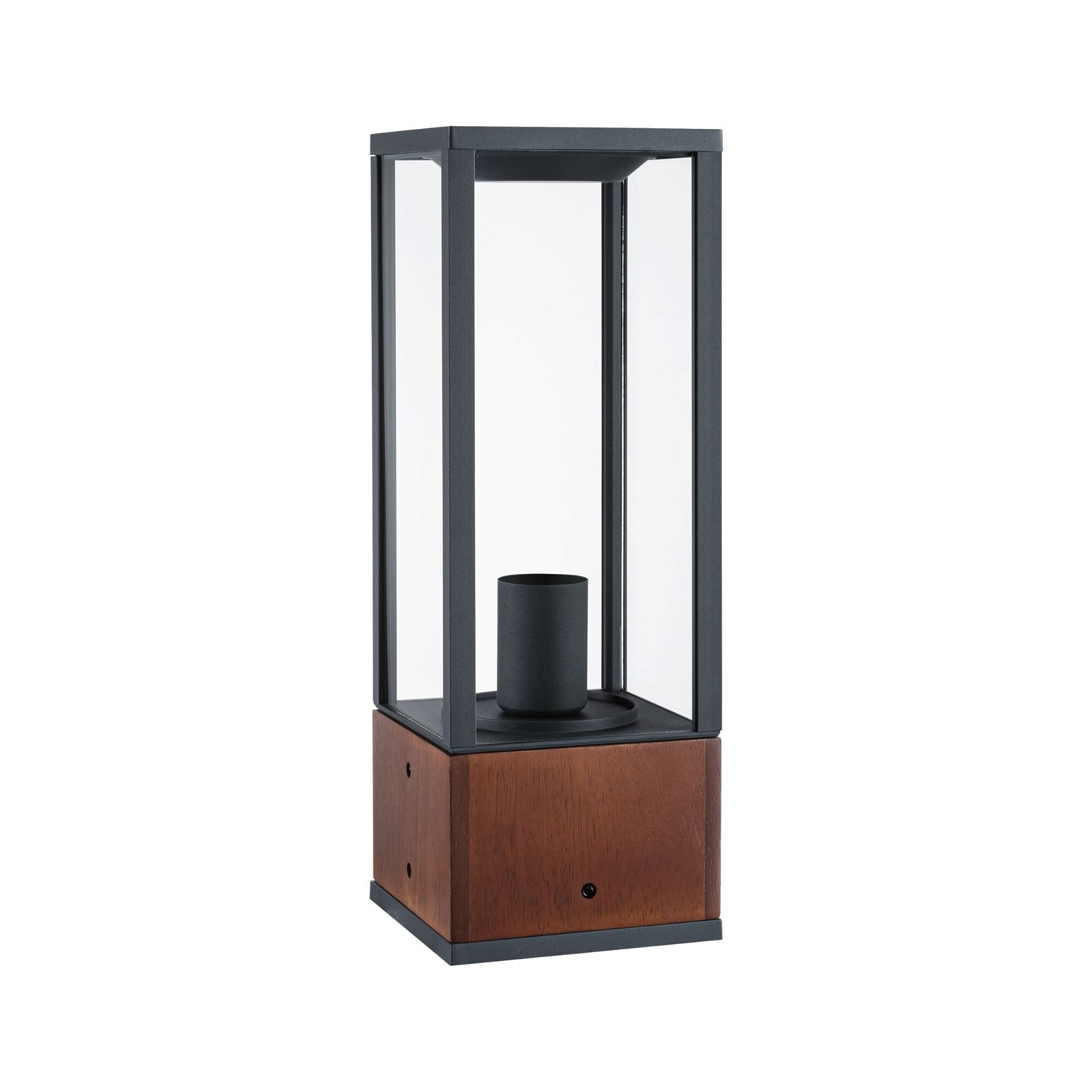 Paulmann LED Gartenstrahler »Lichtobjekt Timba IP44 eckig 400mm max. 60W 230V E27 Holz«, 1 flammig, Leuchtmittel E27 | ohne Leuchtmittel