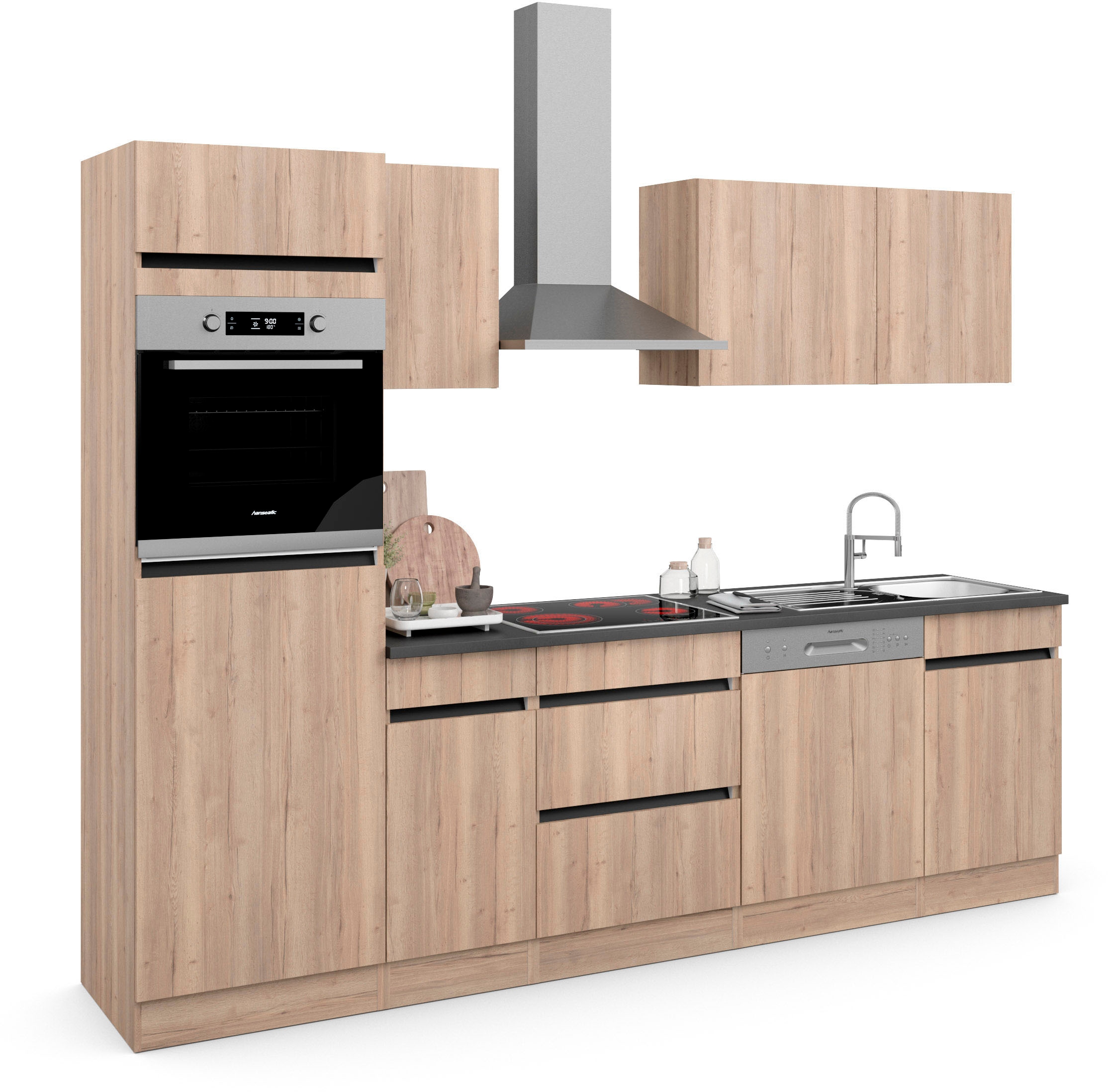 OPTIFIT Küche »Safeli«, Breite 270 cm, oder wahlweise mit Hanseatic-E- Geräte ohne kaufen auf Rechnung