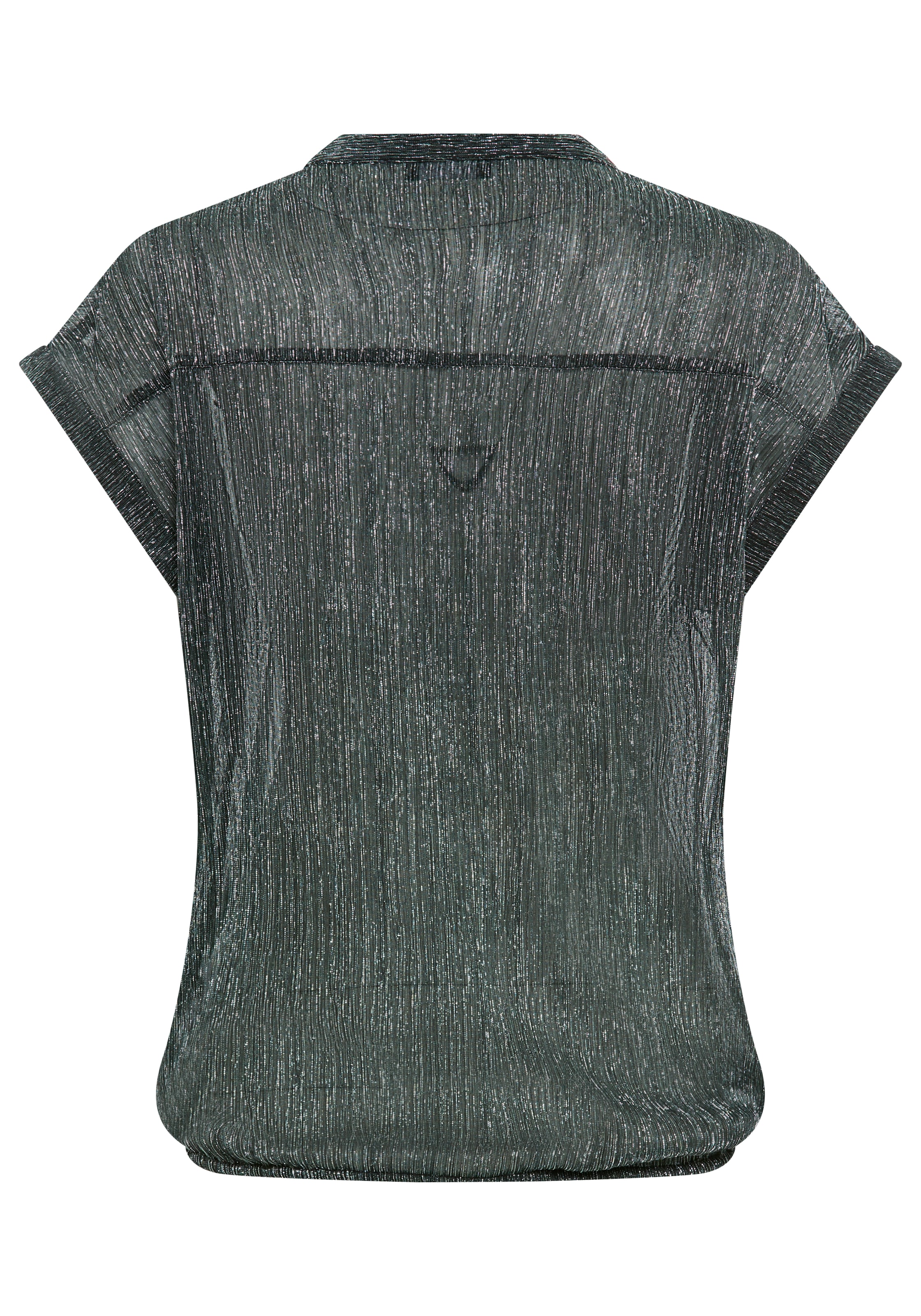 Laura Scott Kurzarmbluse in festlicher Glitzeroptik