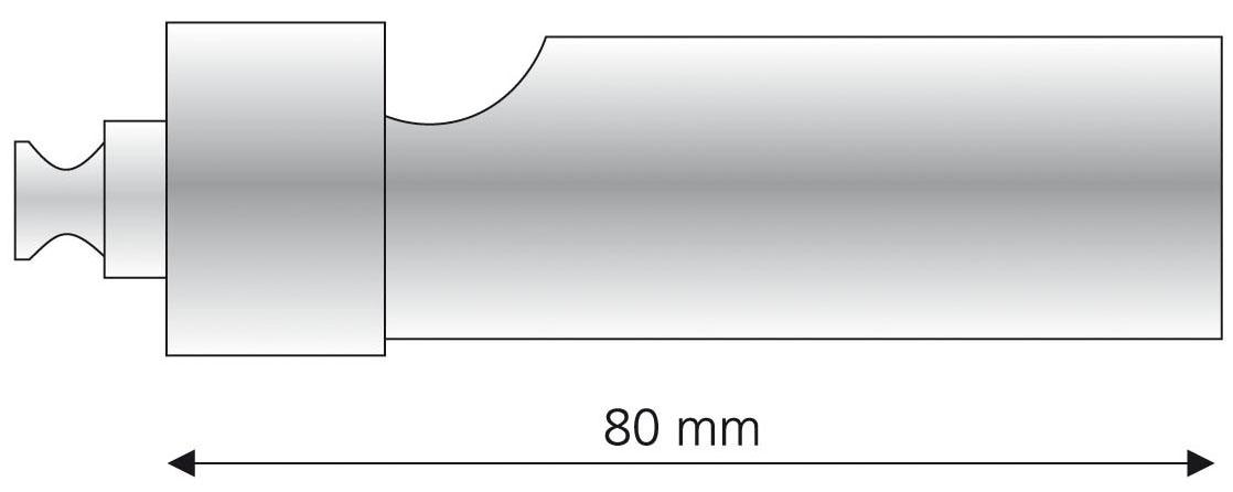 Liedeco Mehrfachverlängerung »Power«, (1 St.), für Gardinenstangen Ø 20 mm