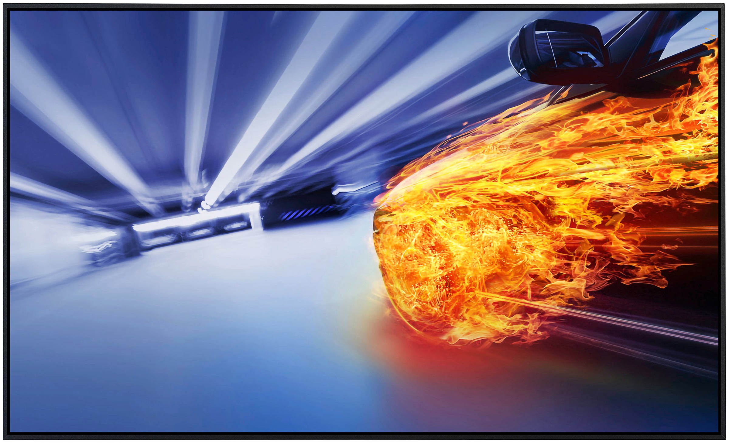 Papermoon Infrarotheizung »Auto mit Flammen«, sehr angenehme Strahlungswärm günstig online kaufen