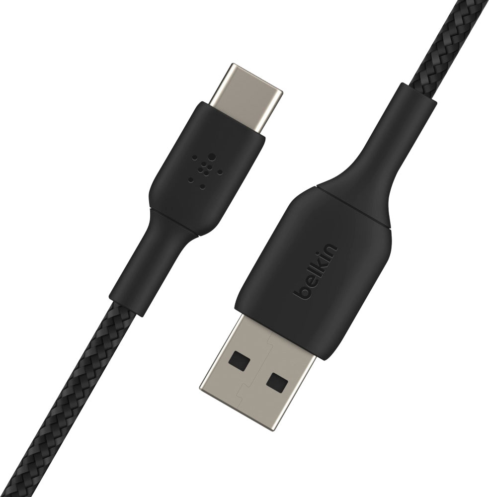 Belkin Smartphone-Kabel »USB-C/USB-A Kabel ummantelt, 1m«, USB Typ A-USB-C, 100 cm