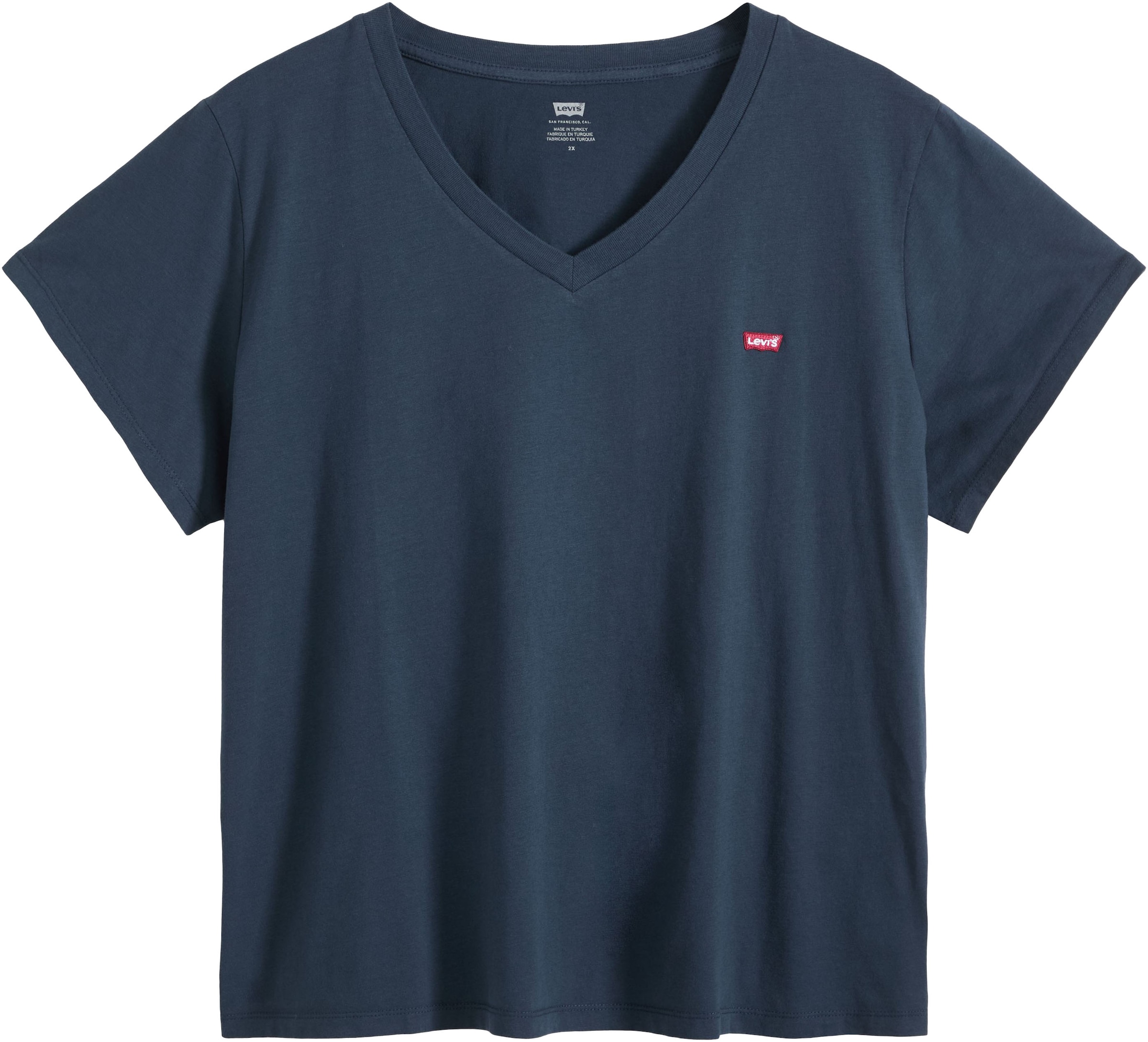 Levi's® Plus V-Shirt »V NECK TEE« Figurumspielende Passform
