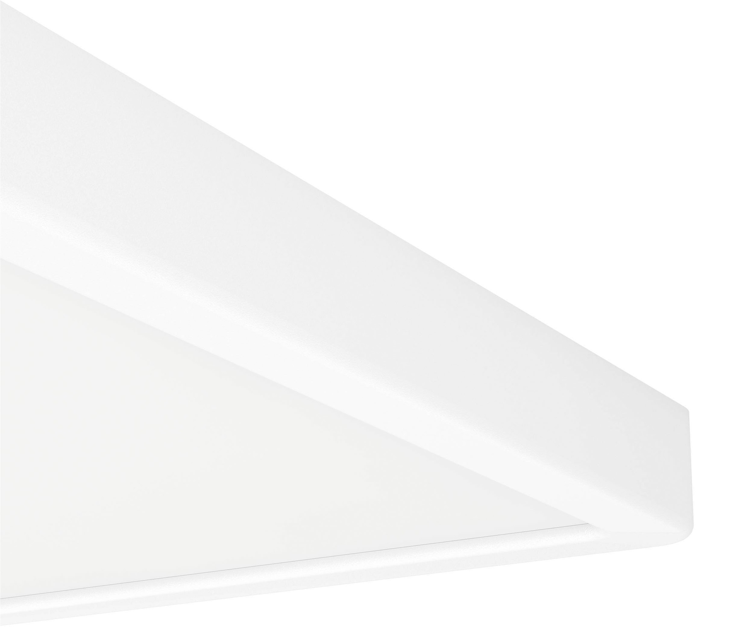 EGLO Aufbauleuchte »Fueva 6-Z Deckenlampe, ZigBee, App und Sprachsteuerung, Badlampe, IP44« LED-Modul 1 Stk. Kaltweiß | RGB Aufbauleuchte - L29,5 x B29,5 x H2,5 cm - weiß - 13,5W inkl.