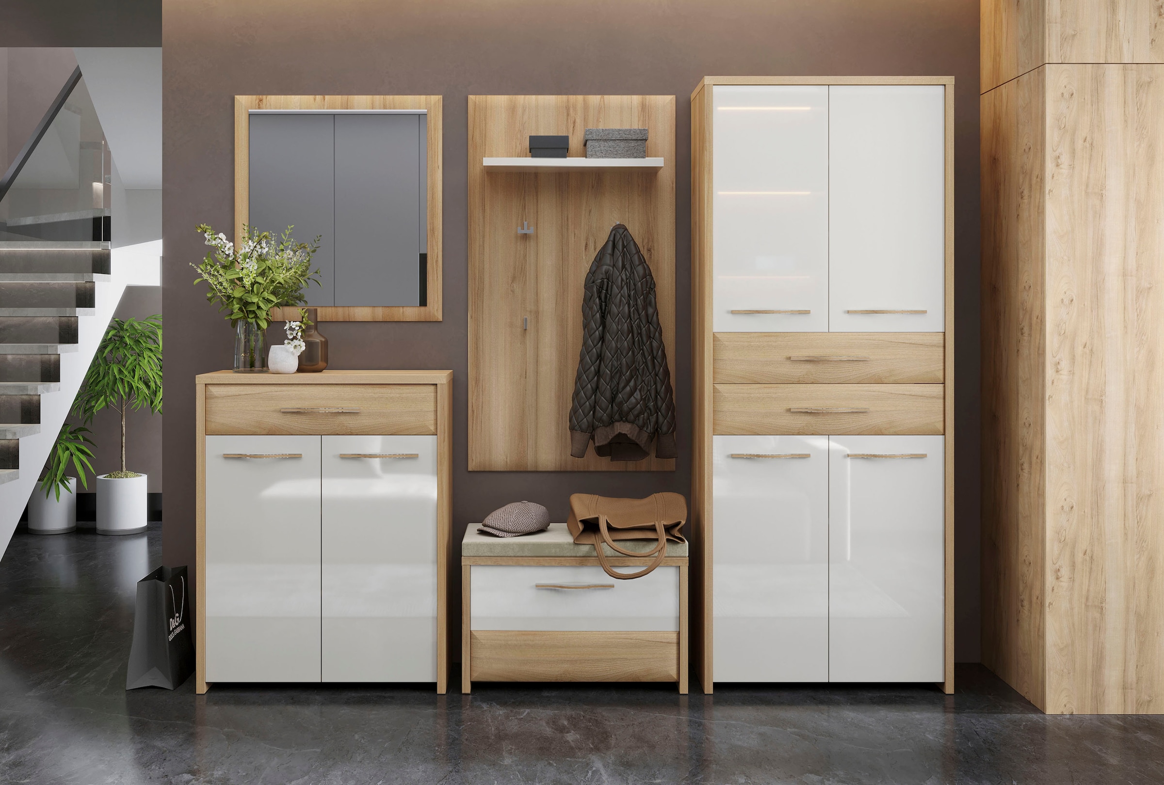 Home affaire Wandspiegel »Gala«, Breite 70 cm, mit Rahmen