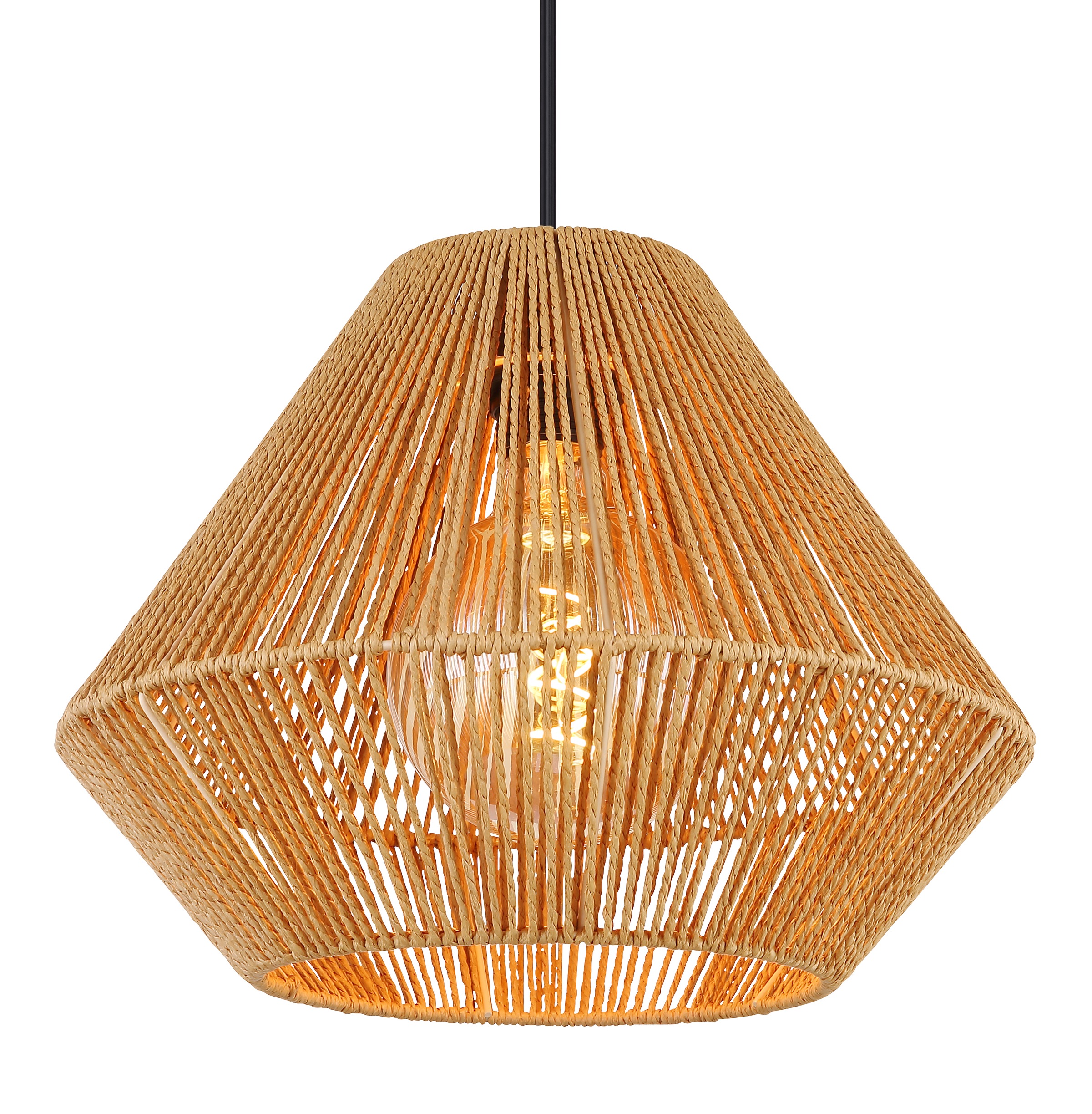 GLOBO LIGHTING Hängeleuchte »HOUDINI«, Leuchtmittel E27 | ohne Leuchtmittel, Hängelampe/Pendelleuchte/Esszimmer/Wohnzimmer/Esstisch
