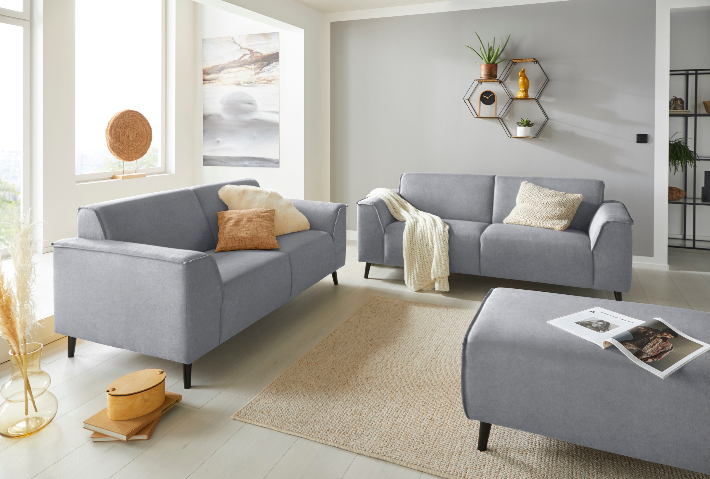 DOMO collection 2,5-Sitzer »Amora tolle Verarbeitungsdetails, komfortabel,«, mit Federkern für hohen Sitzkomfort