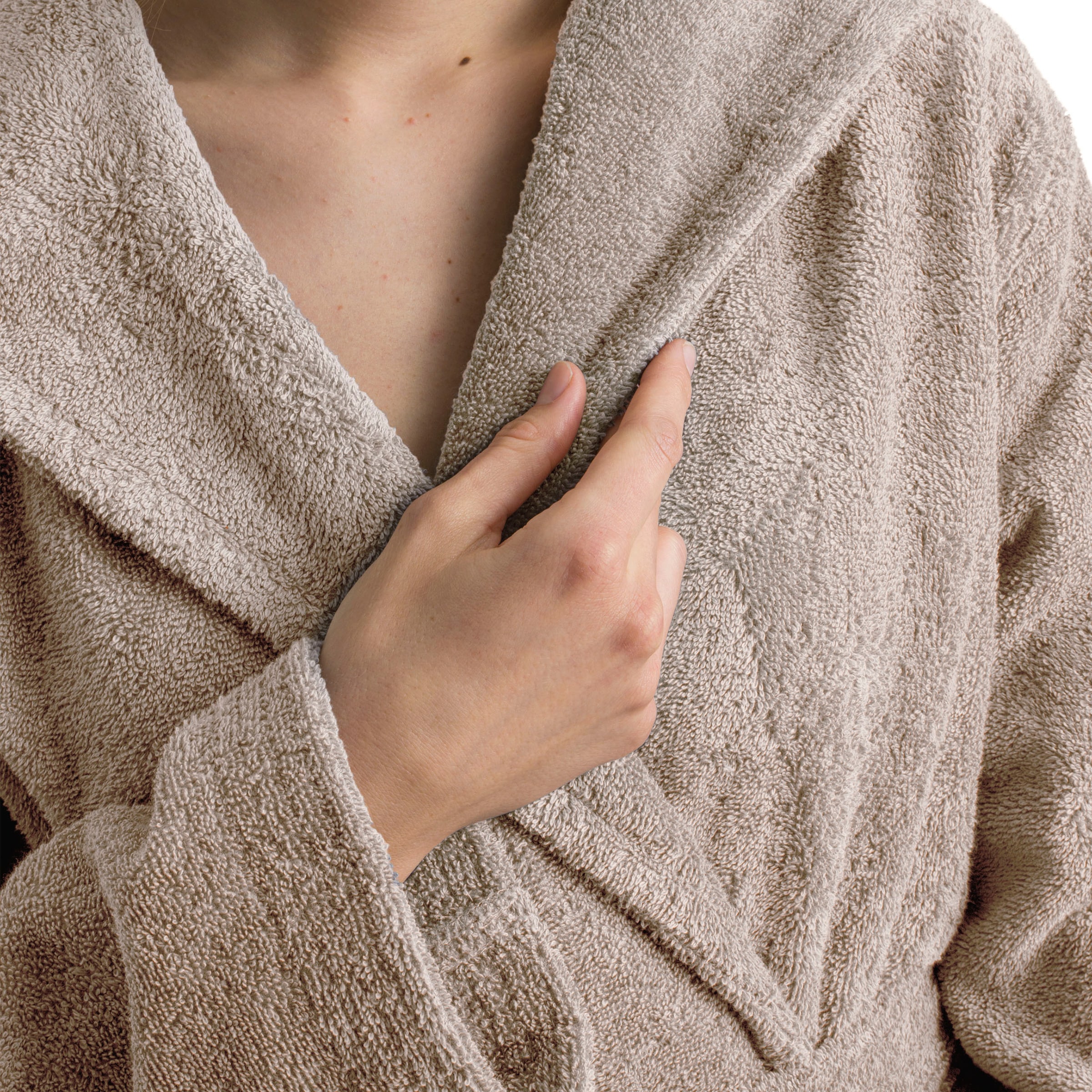 Möve Unisex-Bademantel »Superwuschel Kapuze, ideal für Sauna & Spa, Hotelbademantel« 1 Stk. in Uni
