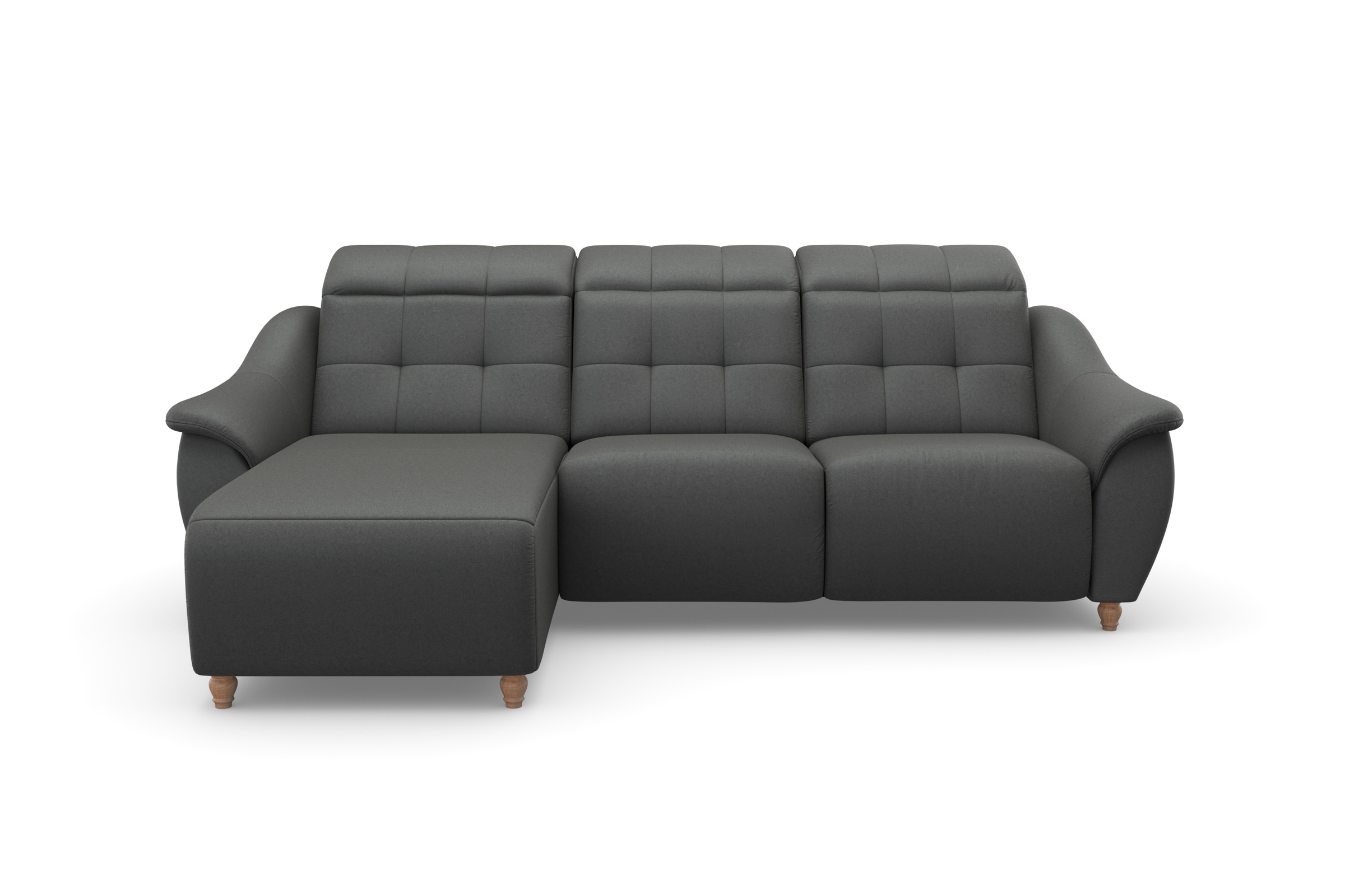 Home affaire Ecksofa »Boston L-Form«, (2 St.), Kopfteilverstellung an jeder Sitzfläche, wahlweise Relaxfunktion