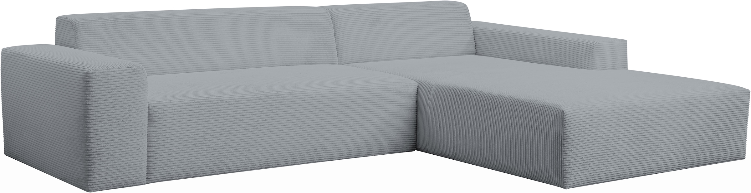 WERK2 Ecksofa »Zeus-XL, B/T: 311/210 cm, Mega-Sofa mit großer Sitztiefe, modern« Curvy Trend Garnitur mit urbaner Optik, bequem, Big-Sofa, L-Form