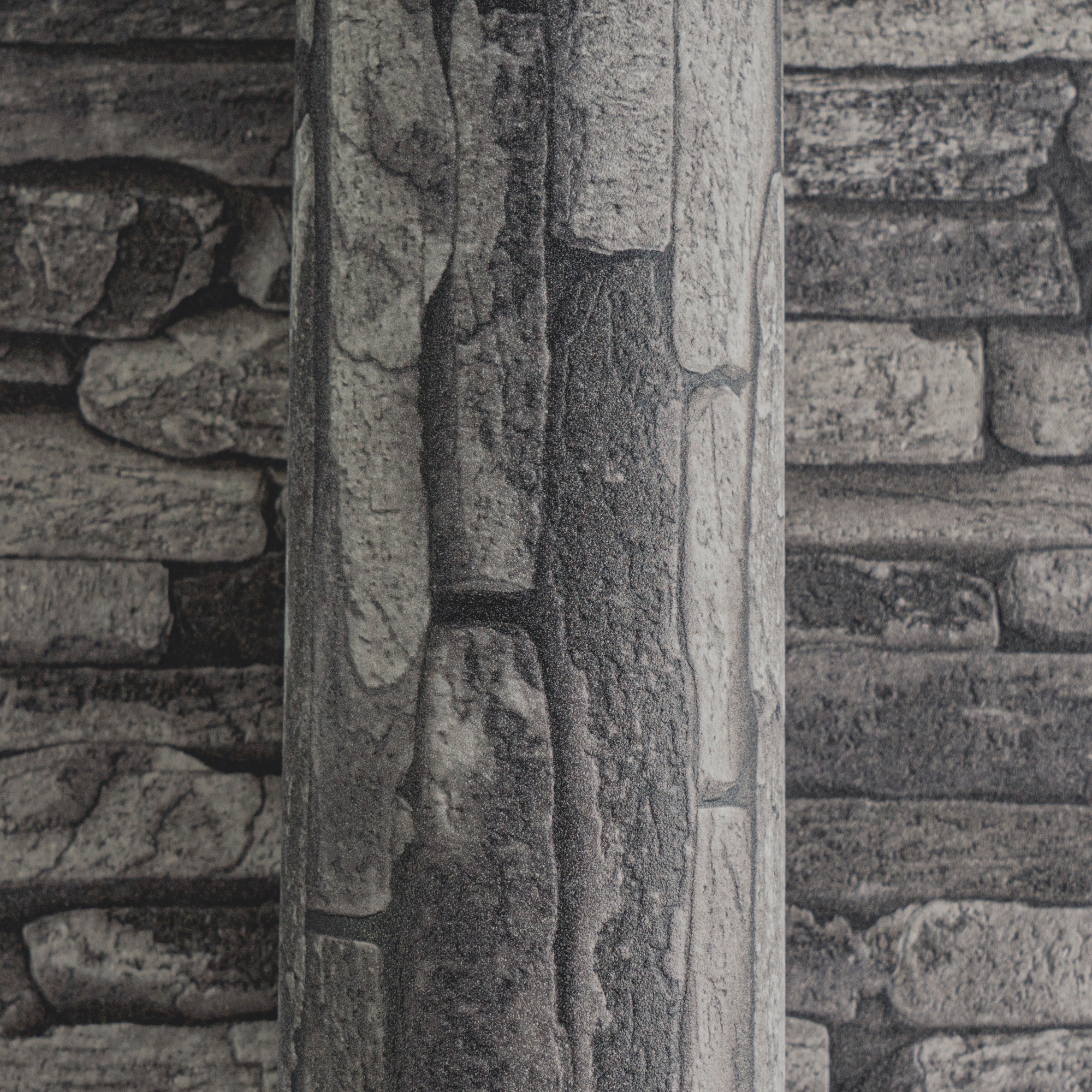 living walls Vliestapete »Best of Wood`n Stone 2nd Edition«, Steinoptik-gemustert-Motiv, Modern Tapete Stein Tapeten Wohnzimmer Schlafzimmer Flur Design Optik