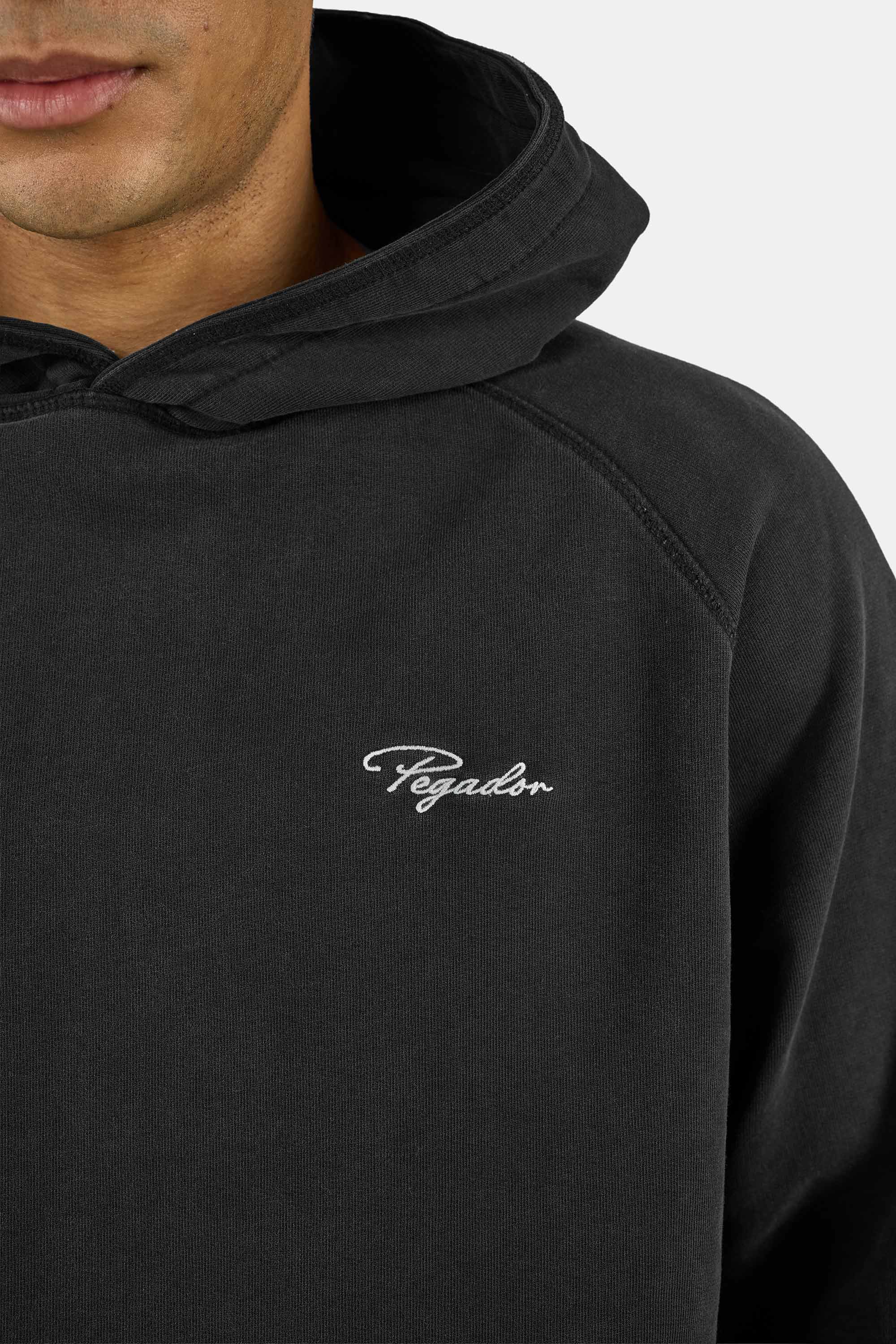 PEGADOR Kapuzensweatshirt »Signar Terry Raglan Hoodie«, Baumwollmischung, regular fit
