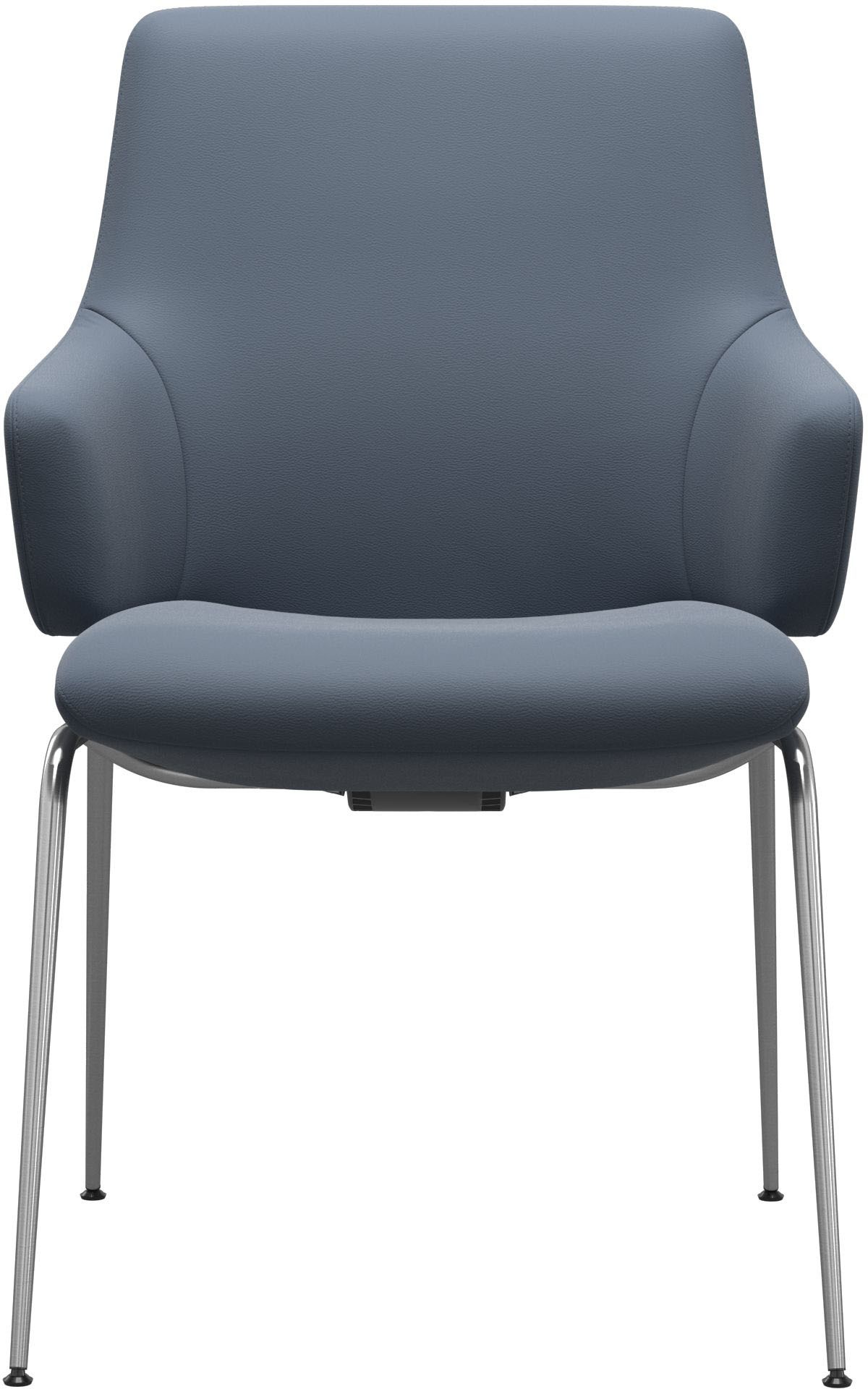 Stressless® Polsterstuhl »Laurel«, Leder PALOMA, Low Back mit Armlehne, Größe L, mit Beinen aus Stahl in Schwarz matt
