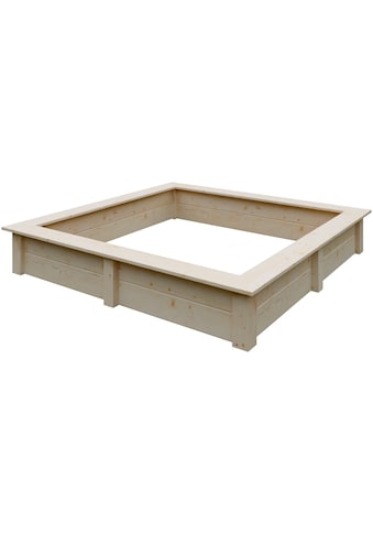 Kiehn-Holz Sandkasten, BxLxH: 150x150x24 cm kaufen