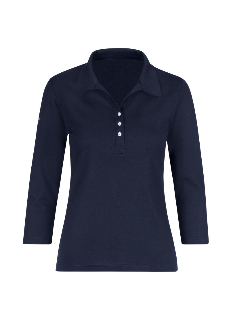 Trigema Poloshirt »TRIGEMA Poloshirt mit Kristallsteinen«, (1 tlg.)