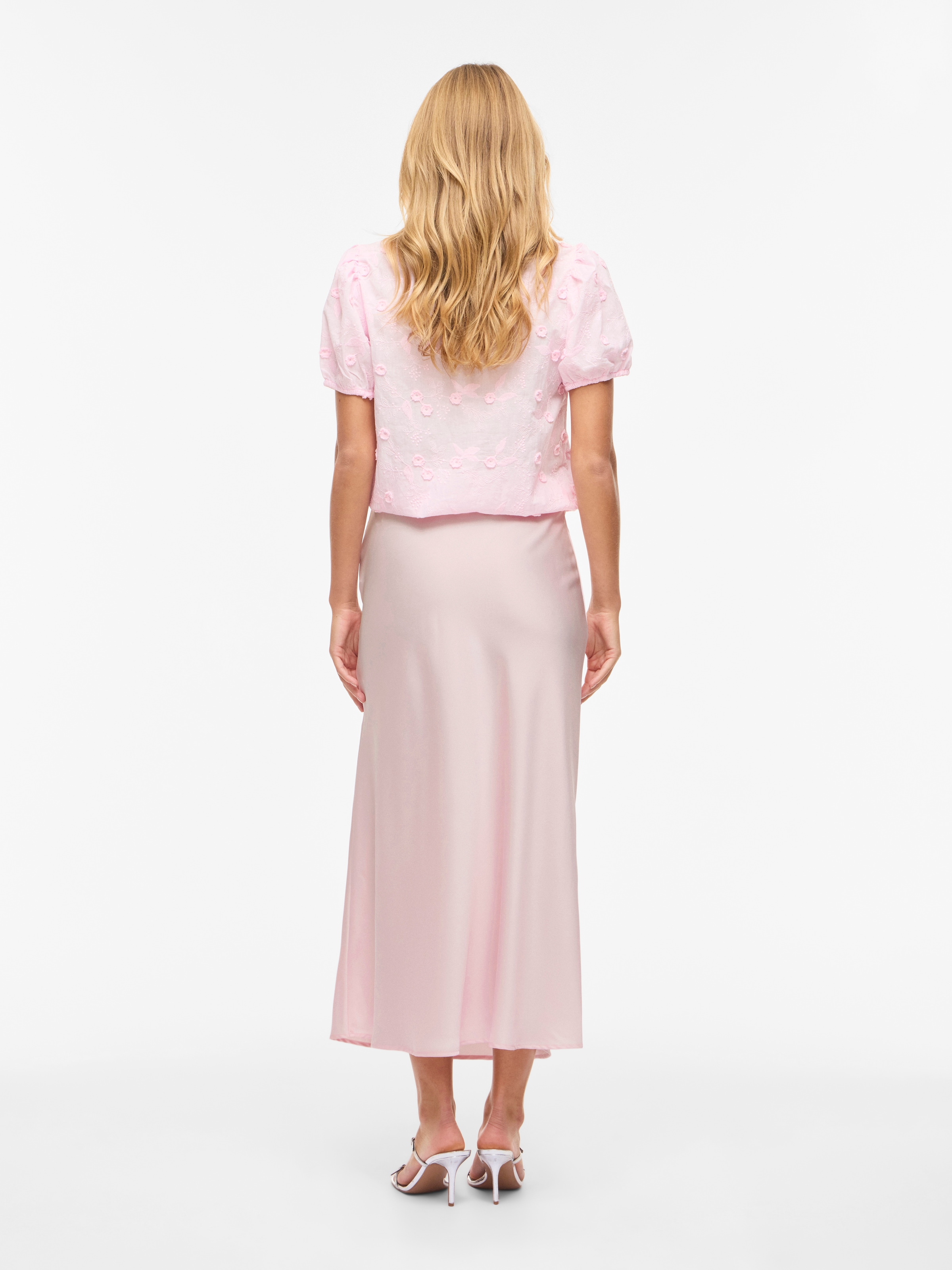 Vila Maxirock »VIELLETTE HW LONG SKIRT - NOOS« Kunstfaser