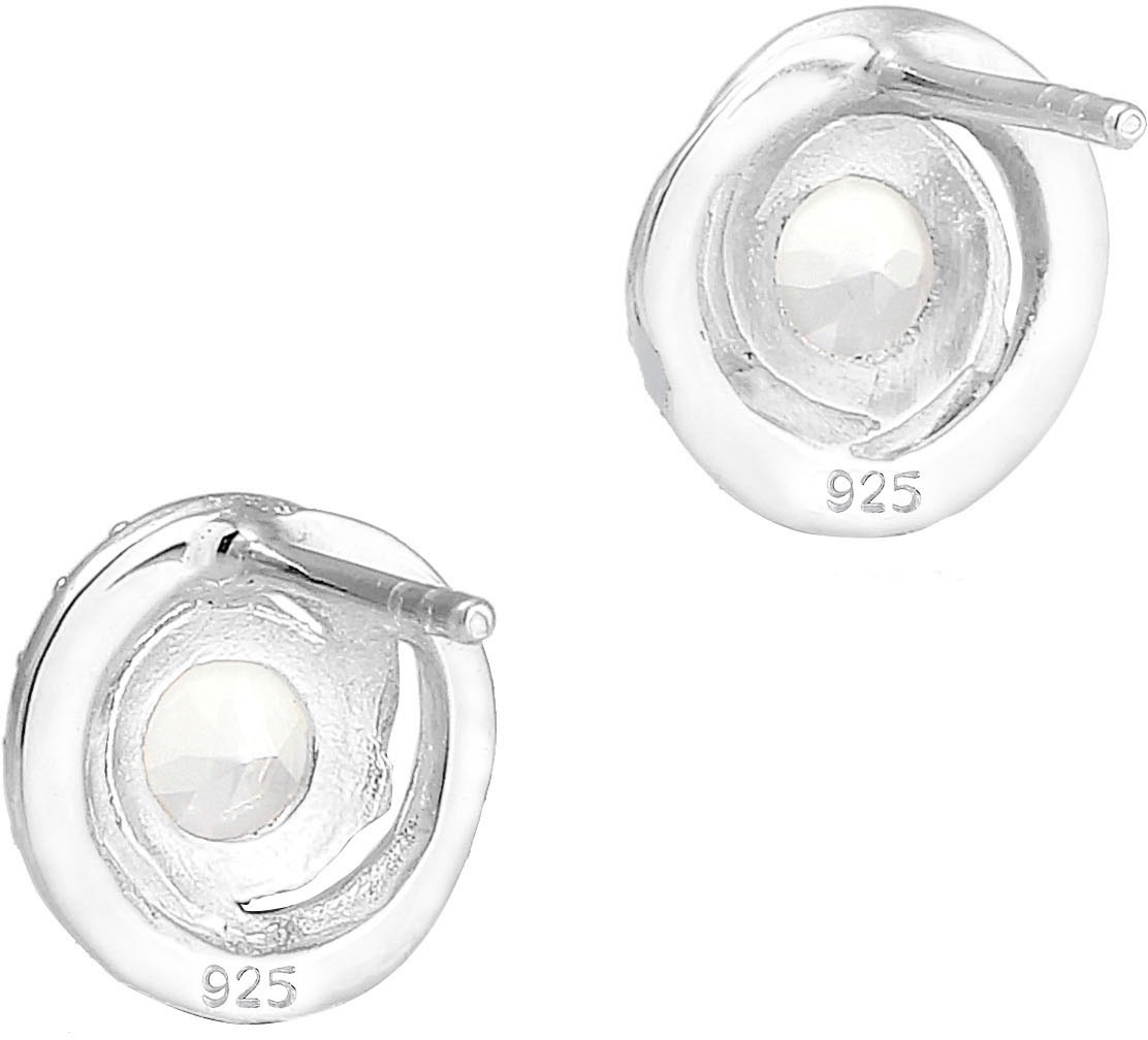 Elli Paar Ohrstecker »Schmuck Geschenk Silber 925 Ohrringe« mit Glasstein