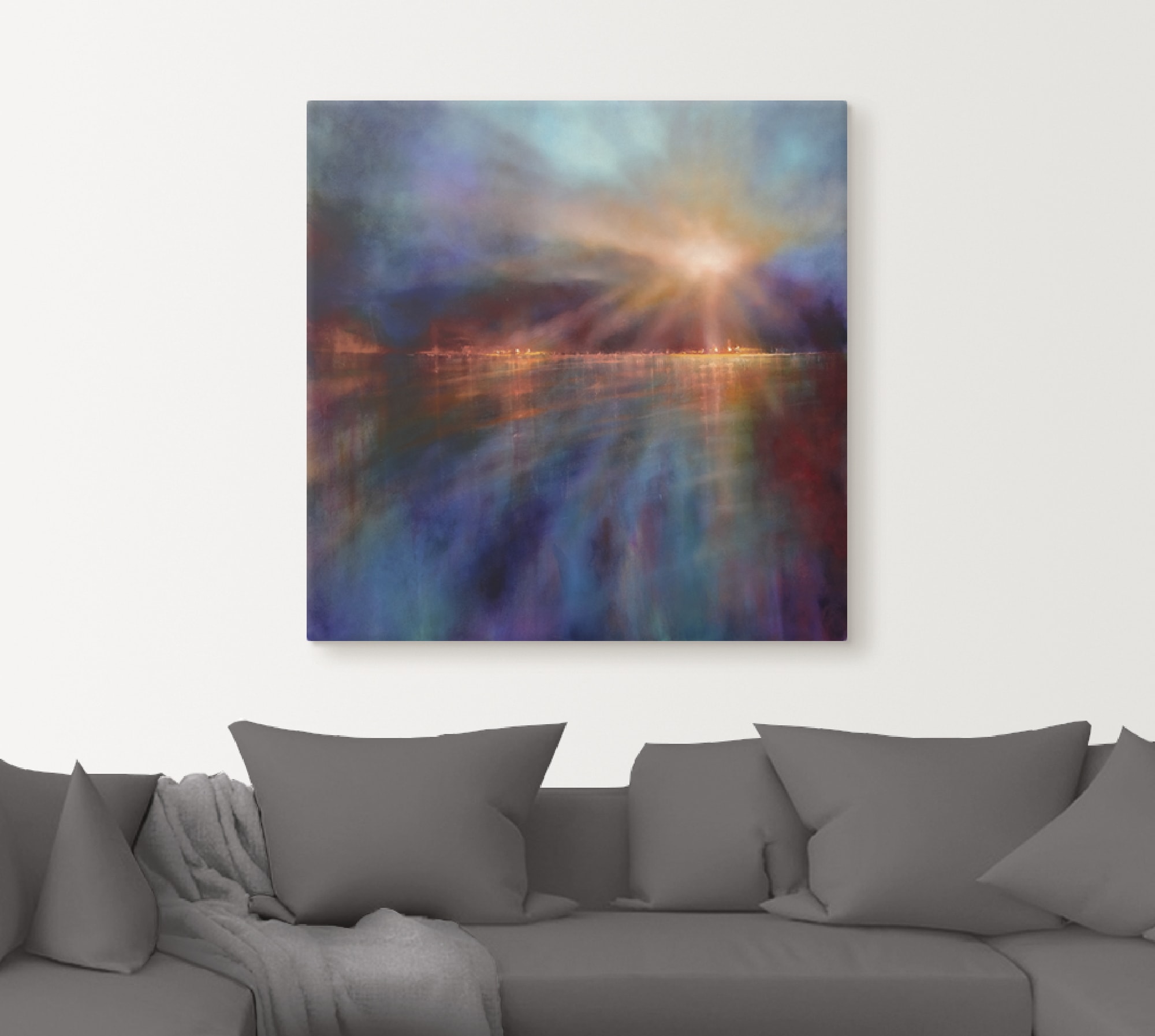 Artland Wandbild »Ein neuer Morgen«, Gewässer, (1 St.), als Leinwandbild, Poster in verschied. Größen