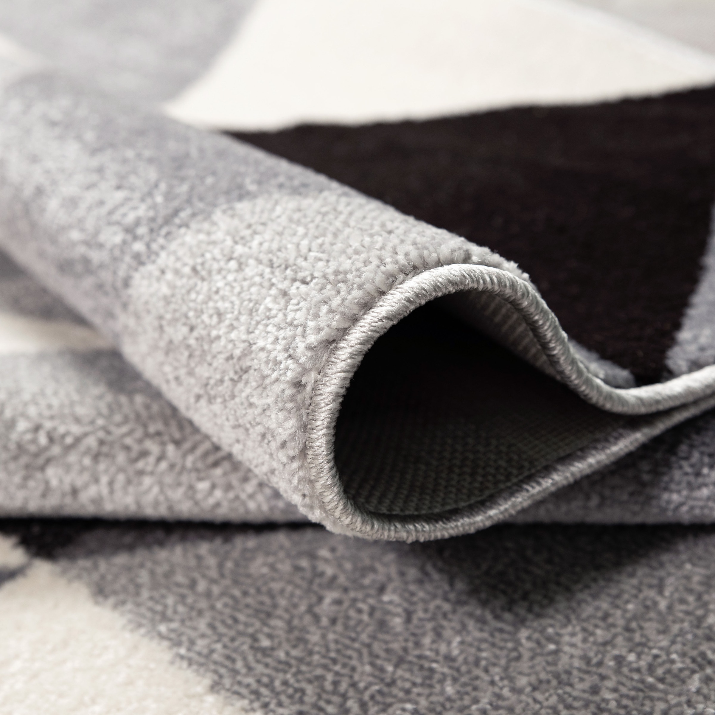 my home Teppich »Berlad Geo«, rechteckig, 9 mm Höhe, mit besonders weichem Flor, Kurzflor, modernes geometrisches Design