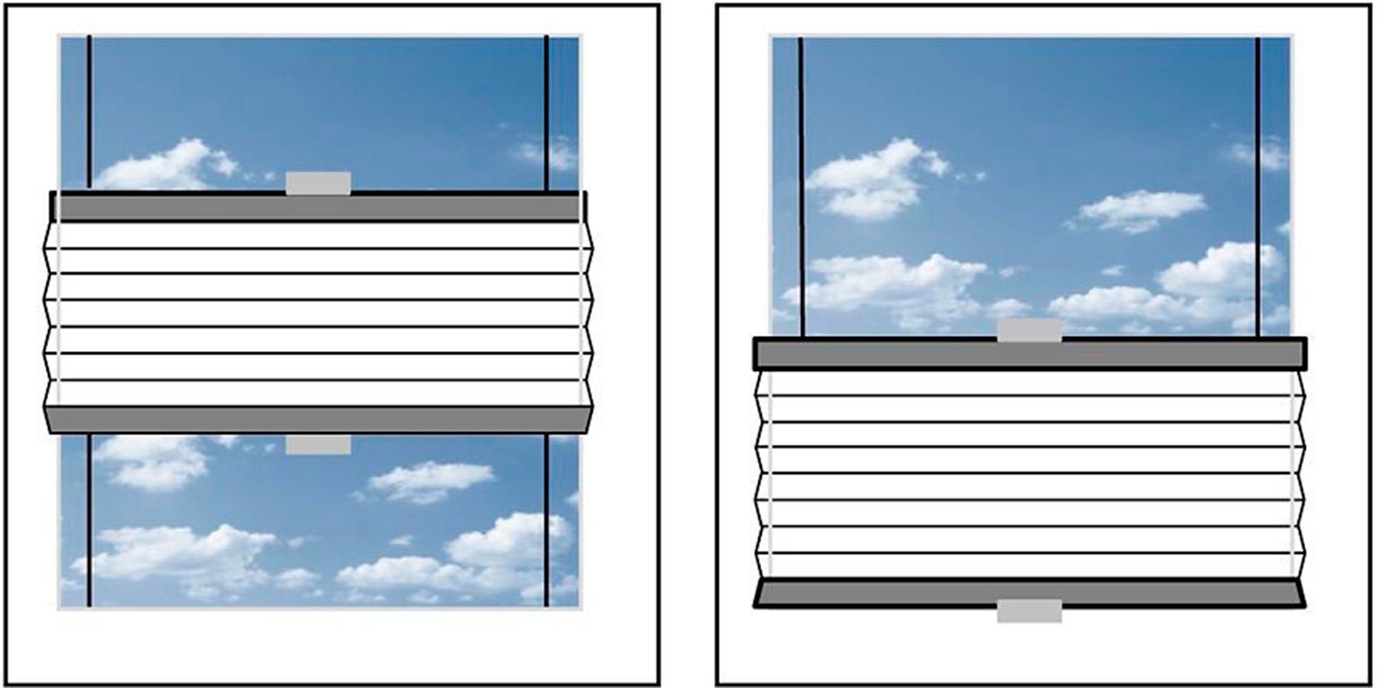 sunlines Wabenplissee »Budget Wabe Tageslicht«, Lichtschutz, ohne Bohren, verspannt, Klemmfix, glatt