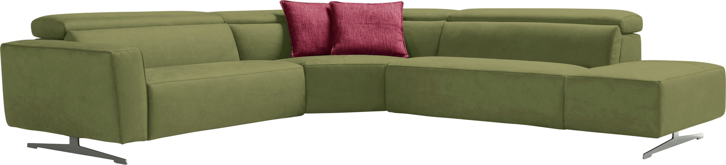 Egoitaliano Ecksofa »Stefanie-e, Designsofa der Extraklasse, bequem mit hoh günstig online kaufen