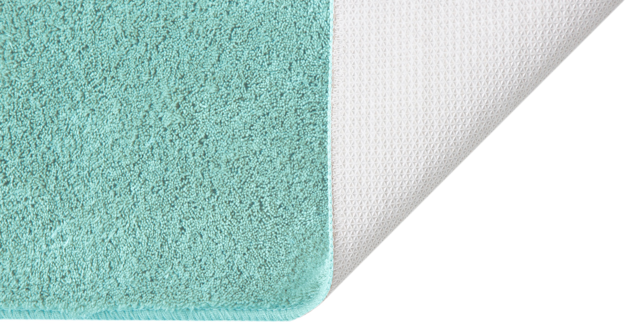 my home Badematte »Merida Kurzflor, Badteppich, Badvorleger, Badezimmer Teppich«, rutschhemmend beschichtet, fußbodenheizungsgeeignet-schnell trocknend-strapazierfähig, Badematten, Uni Farben, als halbrund und rechteckig erhältlich