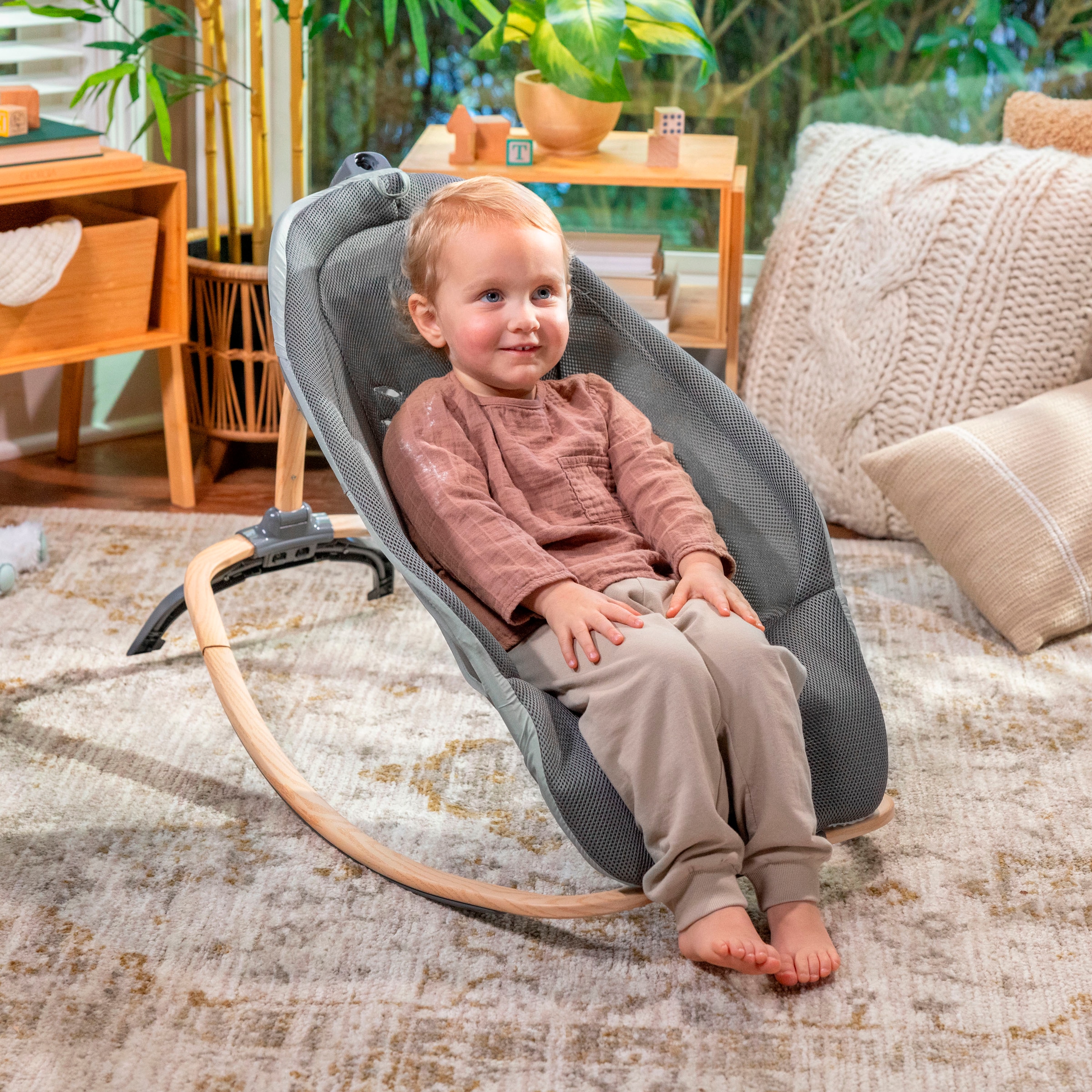 ingenuity Babywippe »Every Season™ Rocking Seat - Wesley™«, bis 18,14 kg, mit Melodien und Geräuschen