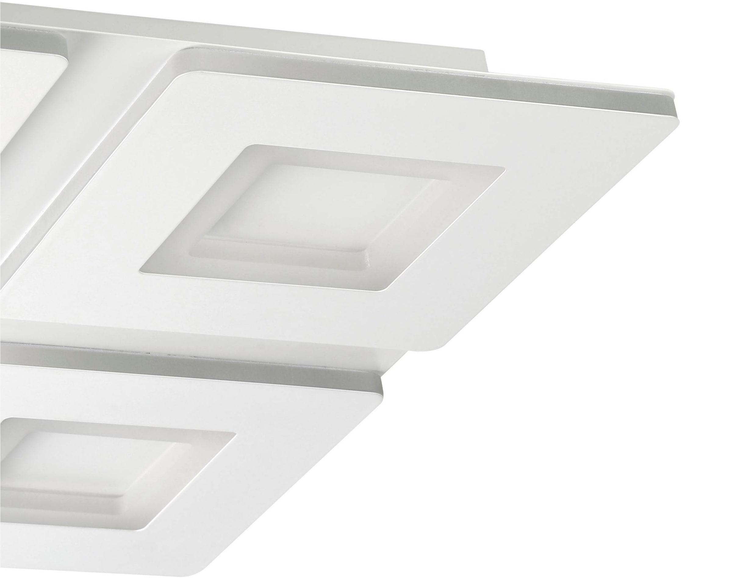 EGLO Deckenleuchte »Padrogiano-Z Deckenlampe, ZigBee 3.0, App und Sprachsteuerung, Lampe« LED-Modul 1 Stk. Kaltweiß | RGB ZigBee, App und Sprachsteuerung Alexa, RGB, dimmbar, 45 x 45 cm