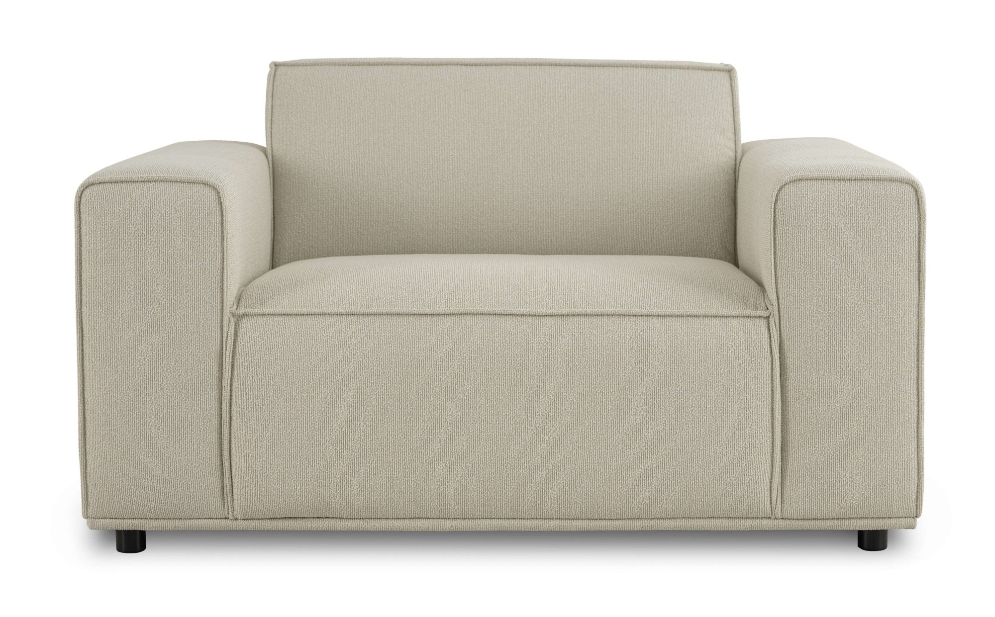 Home affaire Loveseat »Avelin, 1.5 Sitzer, 140 cm, Chenille, Struktur-Boucl günstig online kaufen