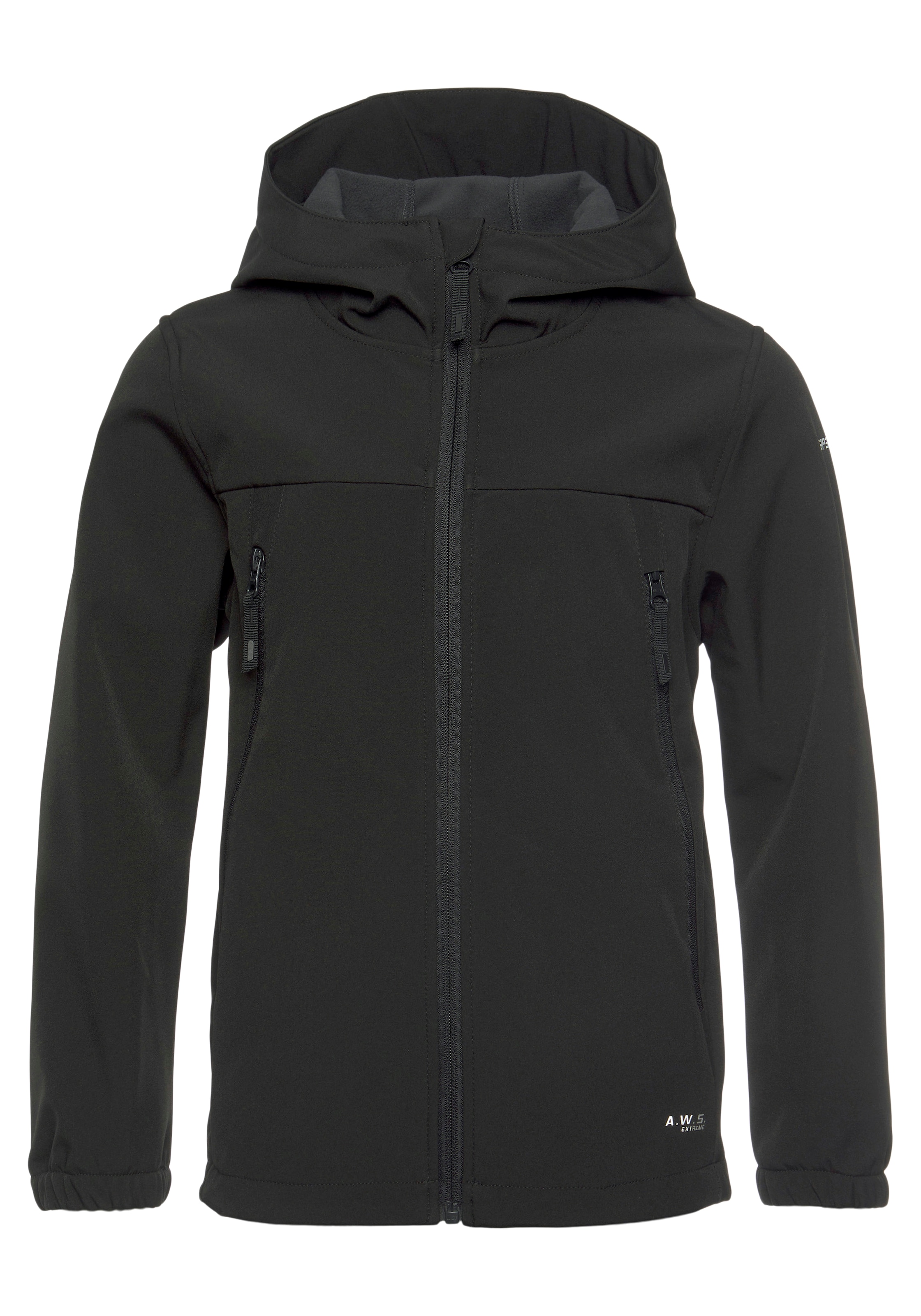 Icepeak Softshelljacke »KONAN JR« 1 Stk. tlg. mit Kapuze aus winddichtem und wasserabweisendem Material