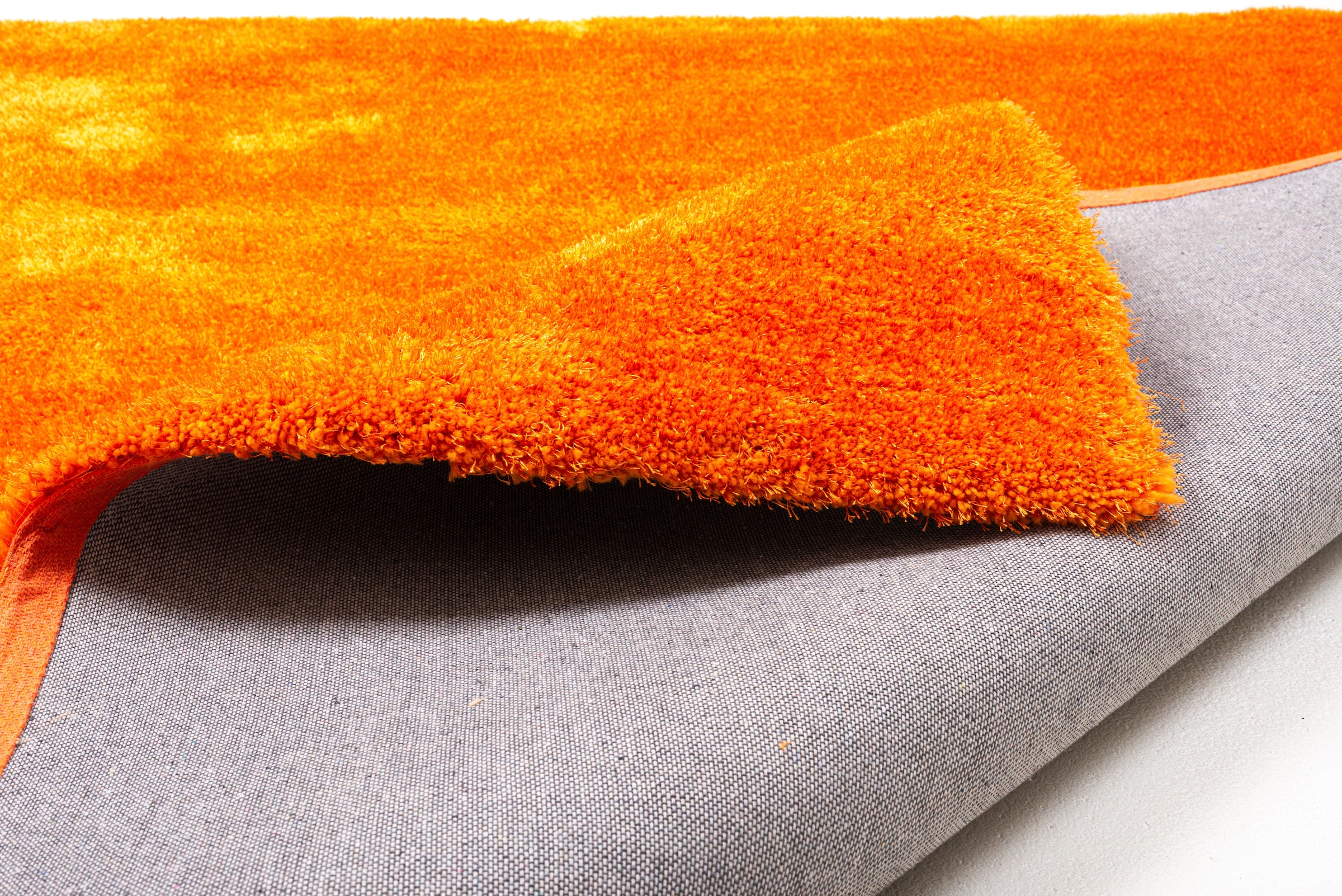TOM TAILOR HOME Hochflor-Teppich »Soft«, rechteckig, 35 mm Höhe, handgetuftet, Uni-Farben, super weich und flauschig