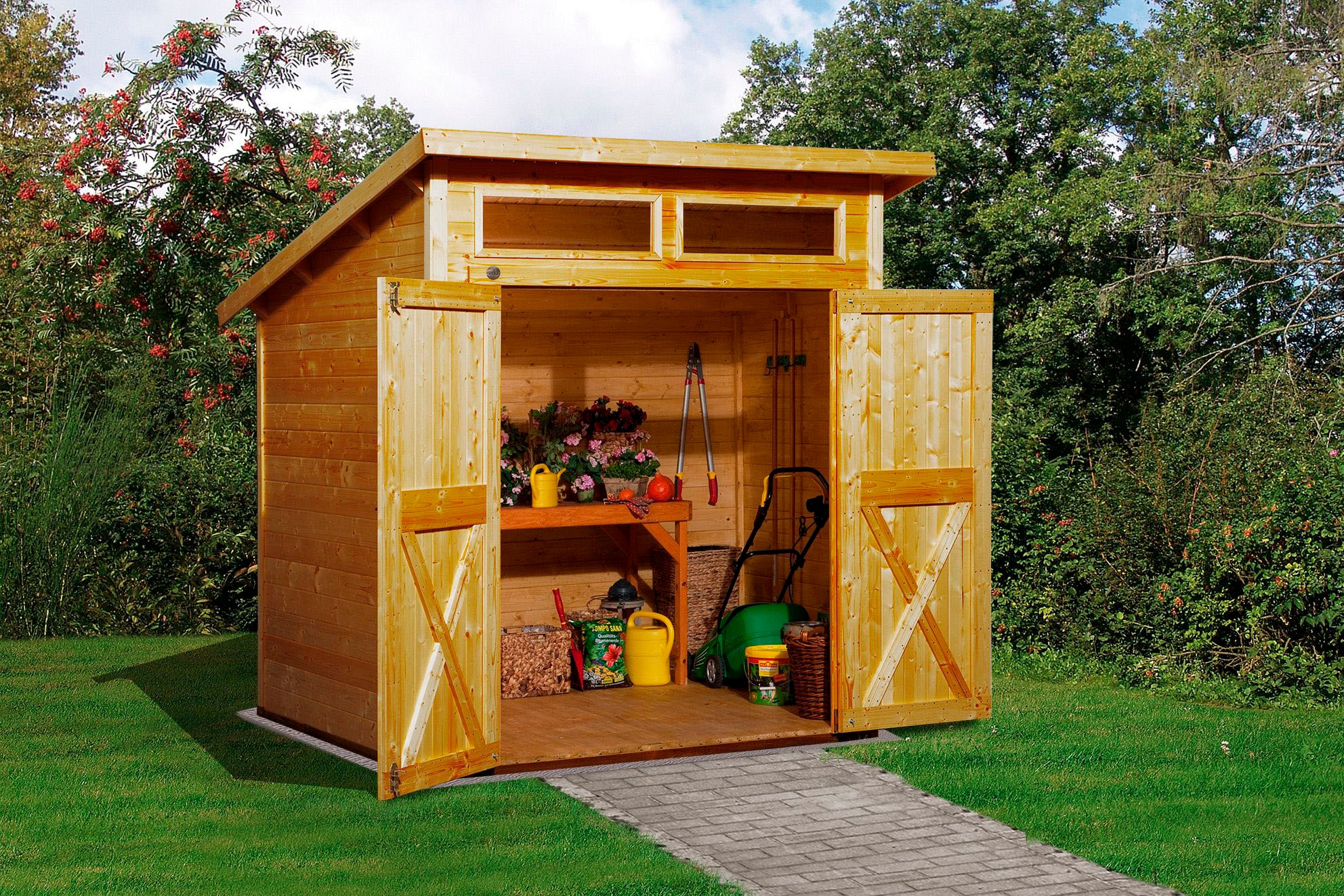 weka Gartenhaus »325 A, lasiert, 19 mm«