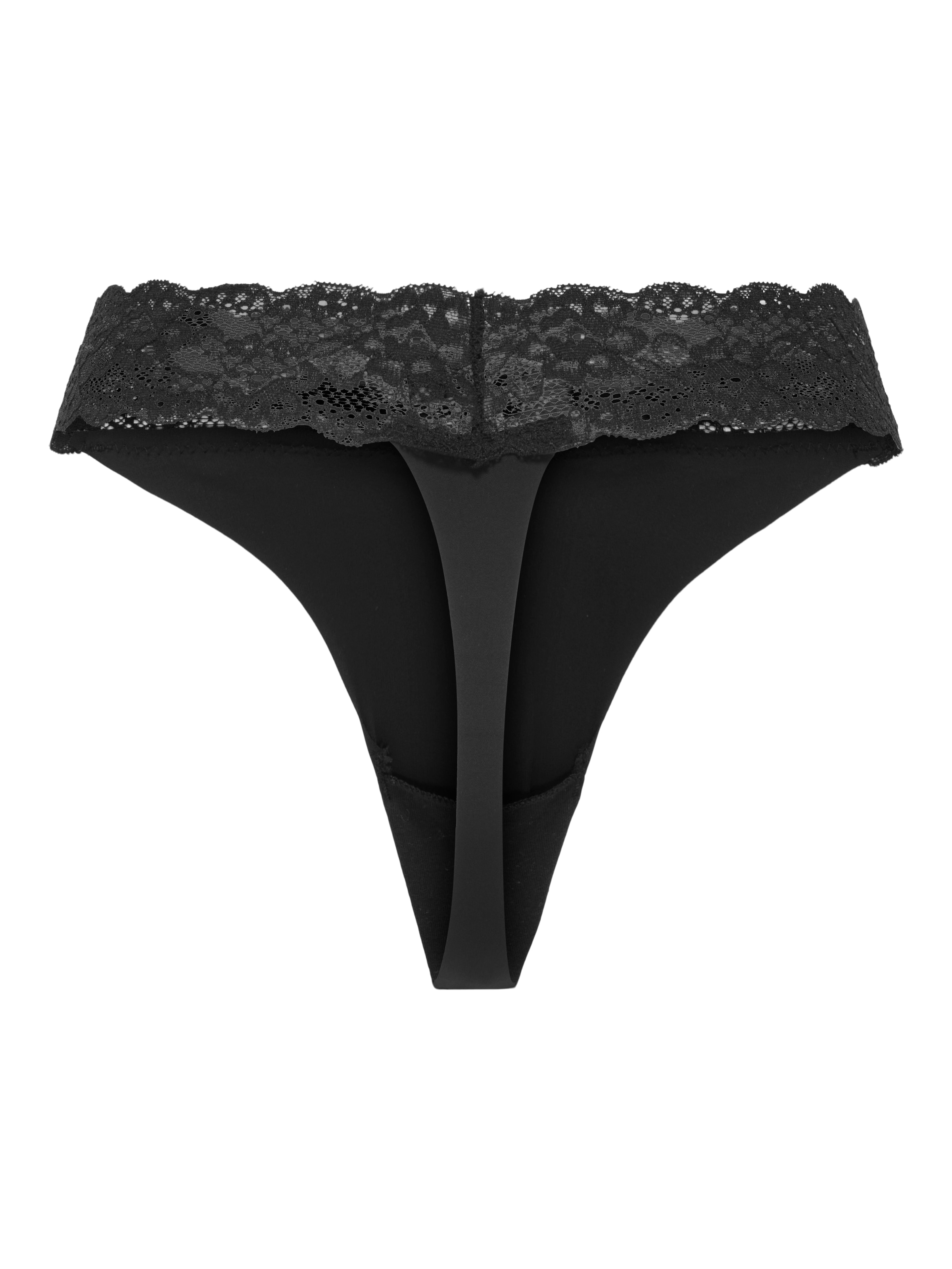 ONLY Tanga »ONLCHLOE LACE S.S THONG 3-PACK ACC«, (Packung, 3 St.)