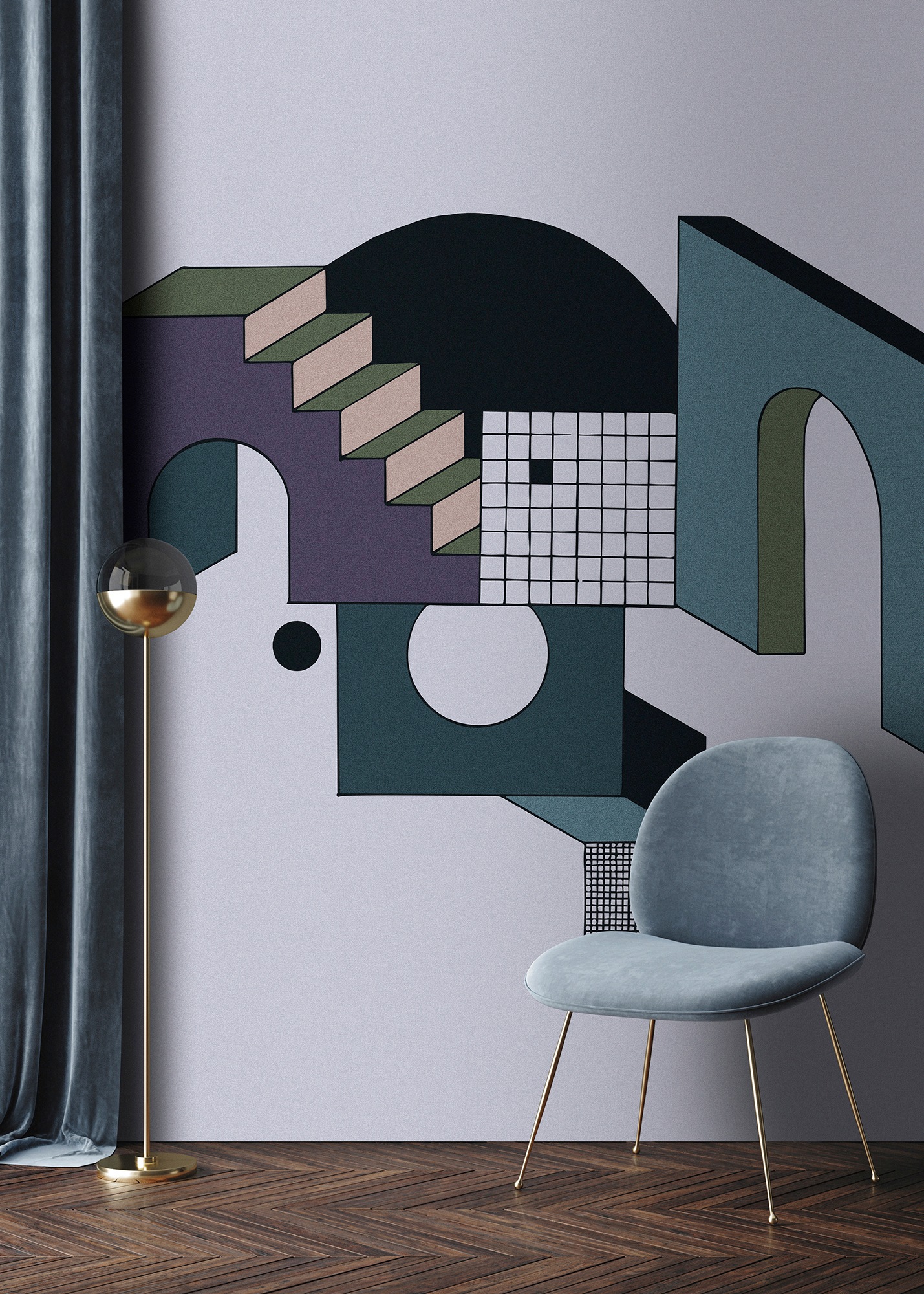 living walls Fototapete »Walls by Patel Freetown« glatt Vlies, Wand günstig online kaufen