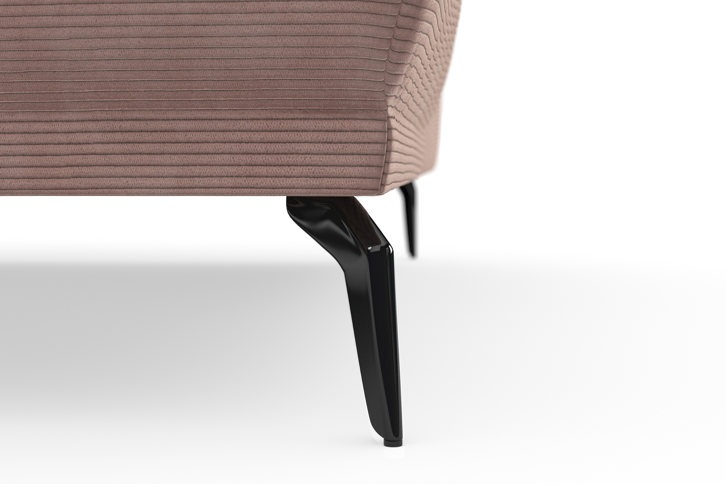 INOSIGN Ecksofa »Coco L-Form«, Sitztiefen-, Arm- und Kopfteilverstellung, Cord-Bezug, Fußhöhe 15 cm