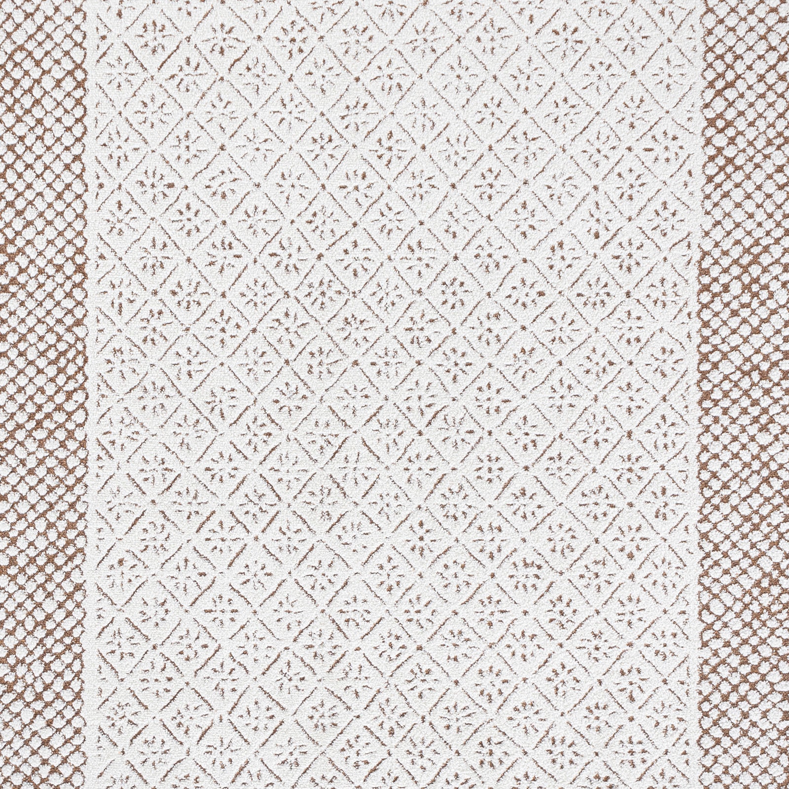 Livabliss Teppich »MONACO«, rechteckig, 14 mm Höhe, Skandinavischer Teppich, Kurzflor Boho-Wohnzimmerteppich