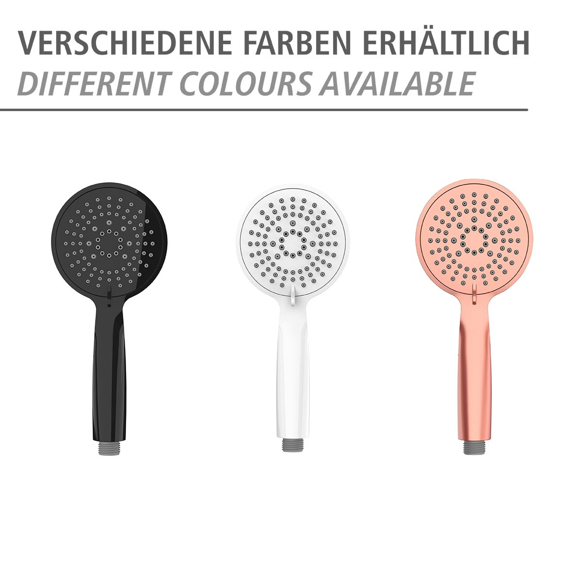 WENKO Handbrause »Young«, (1 tlg.), Weiß, Ø 11 cm